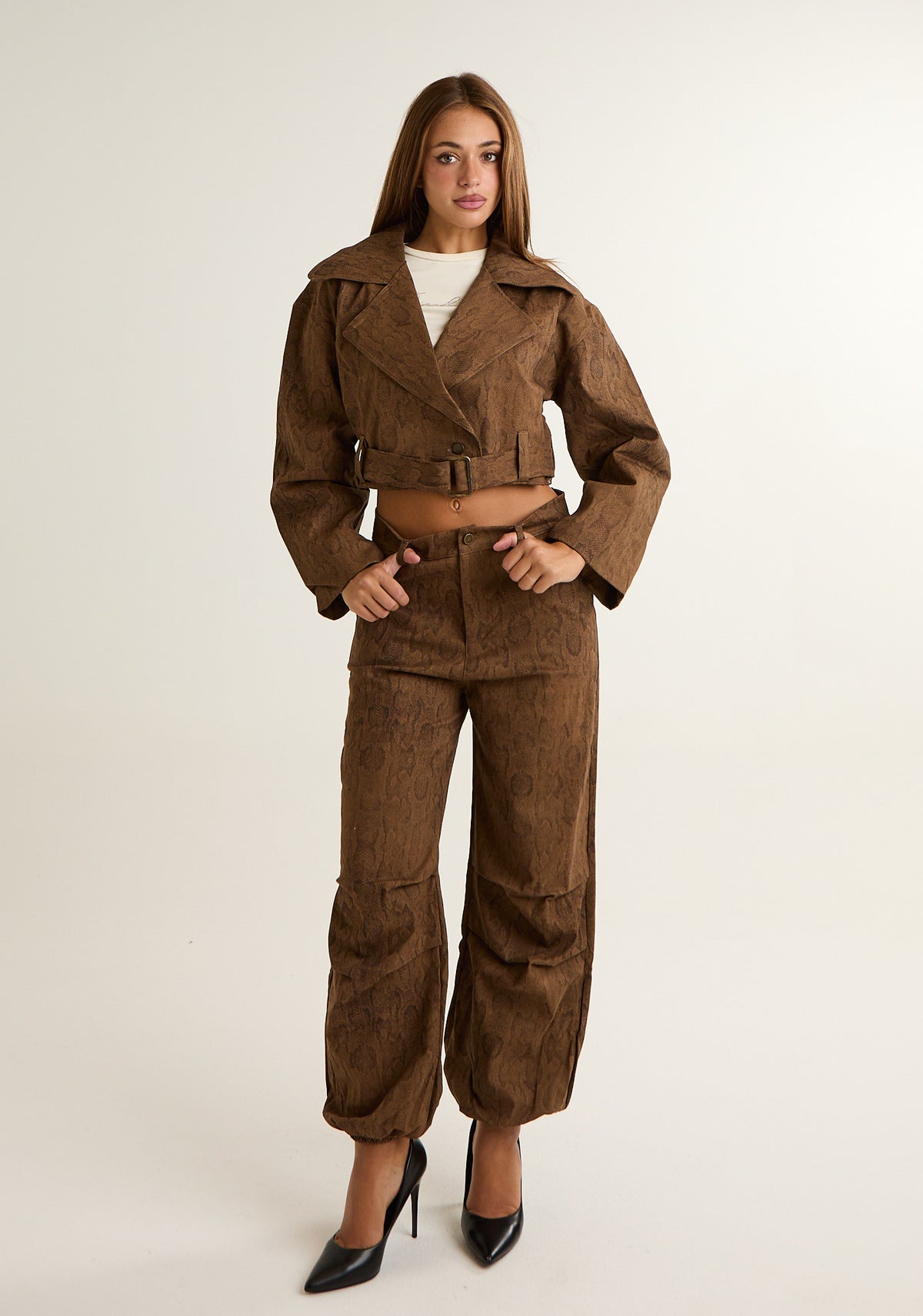 Pantalone in gabardine