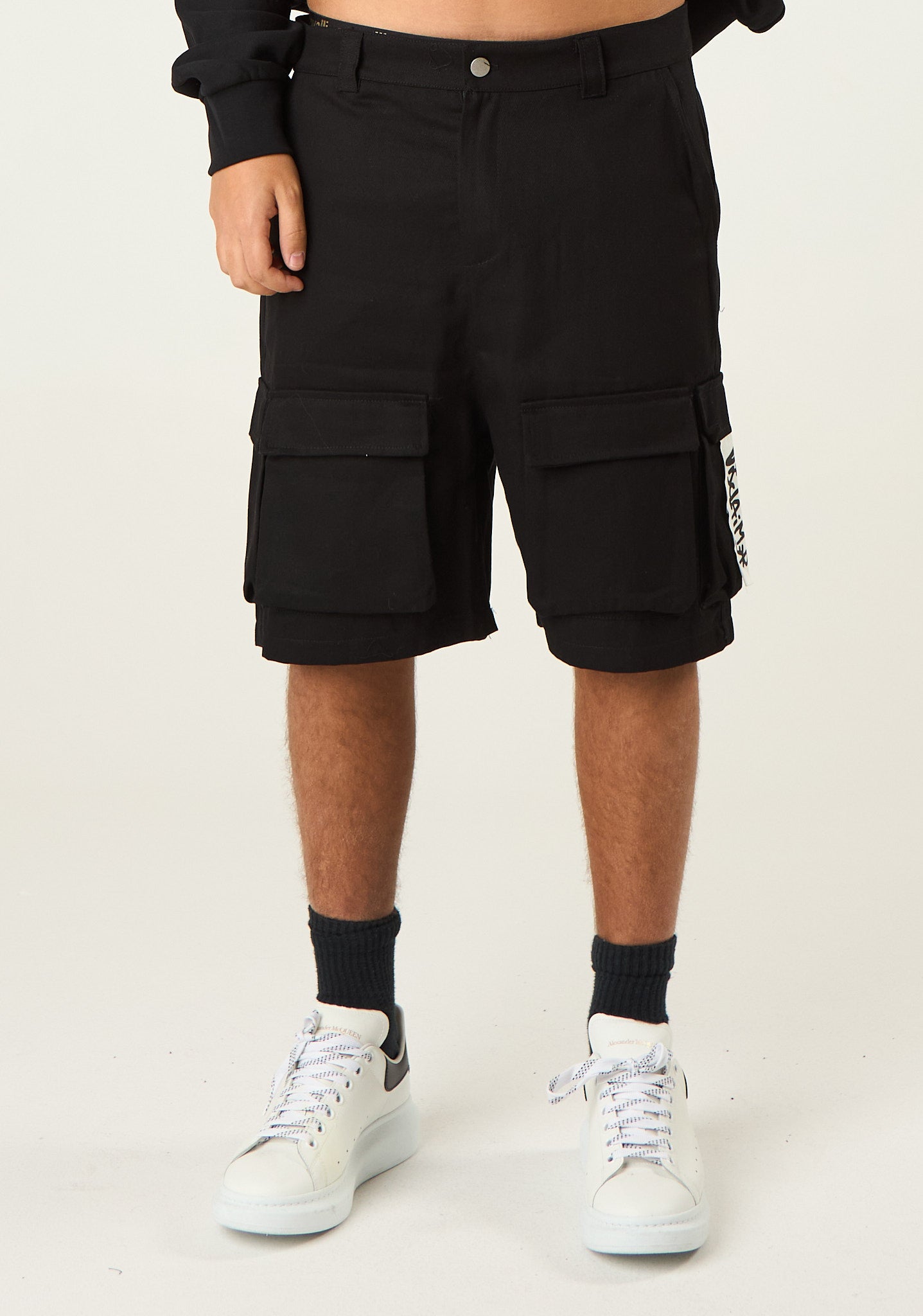 Bermuda multitasche in gabardina