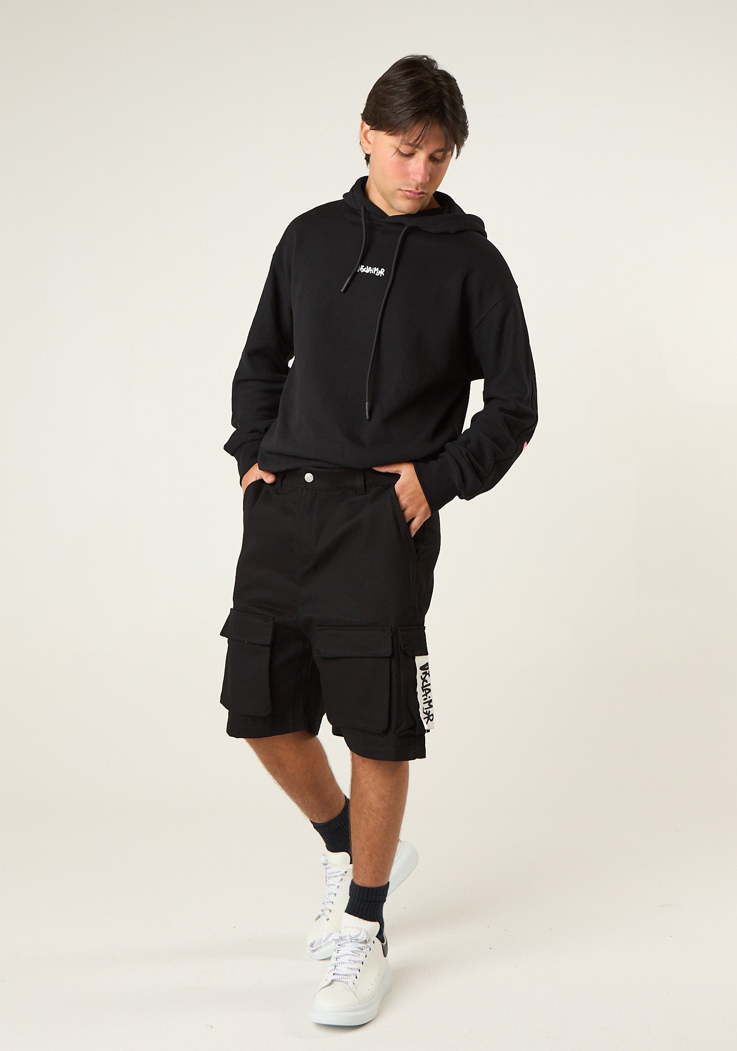 Bermuda multitasche in gabardina