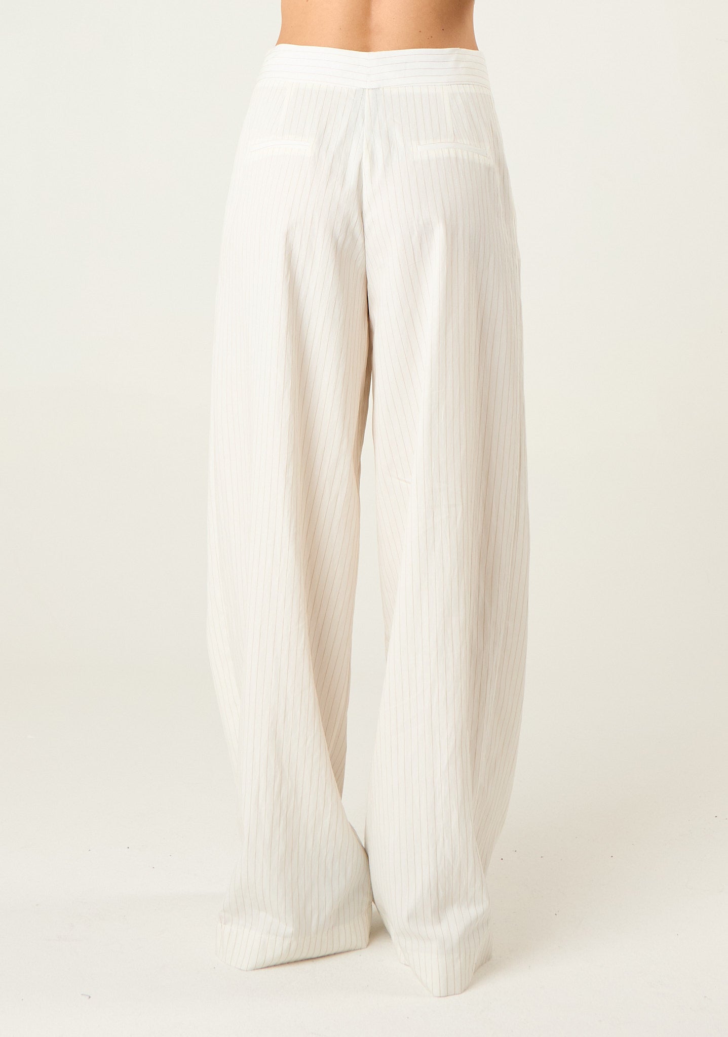 Pantalone palazzo gessato