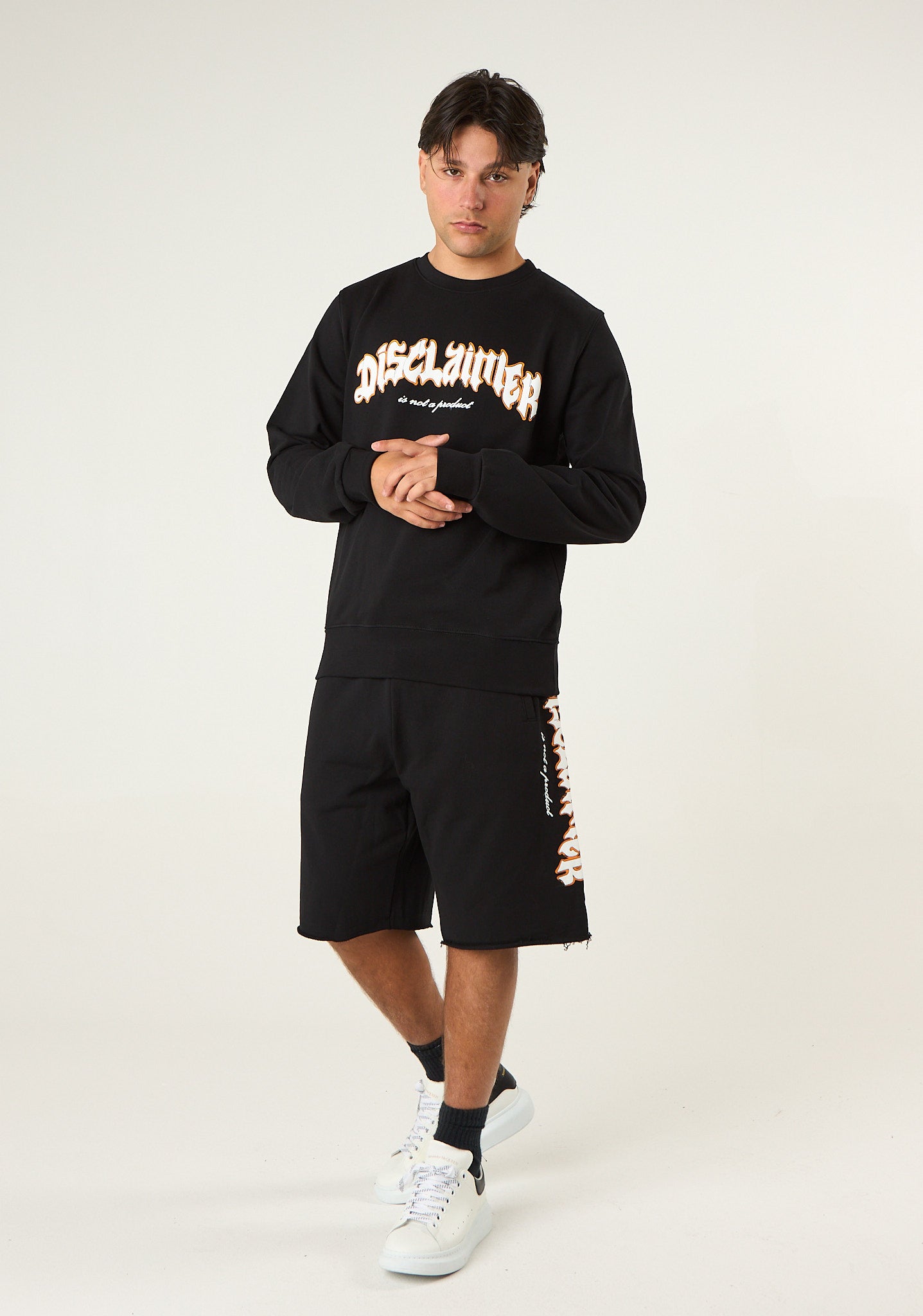 Bermuda con stampa fuego