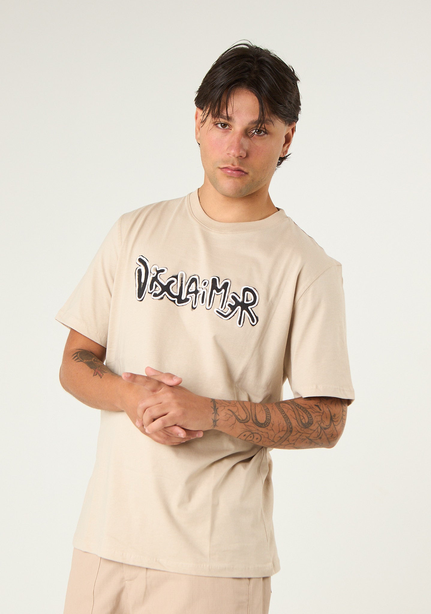 T-shirt con stampa profilata