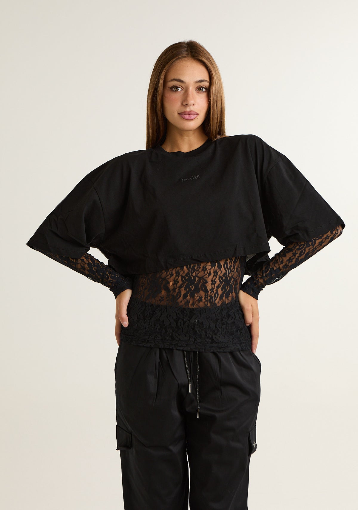 Maglia in look doppiato