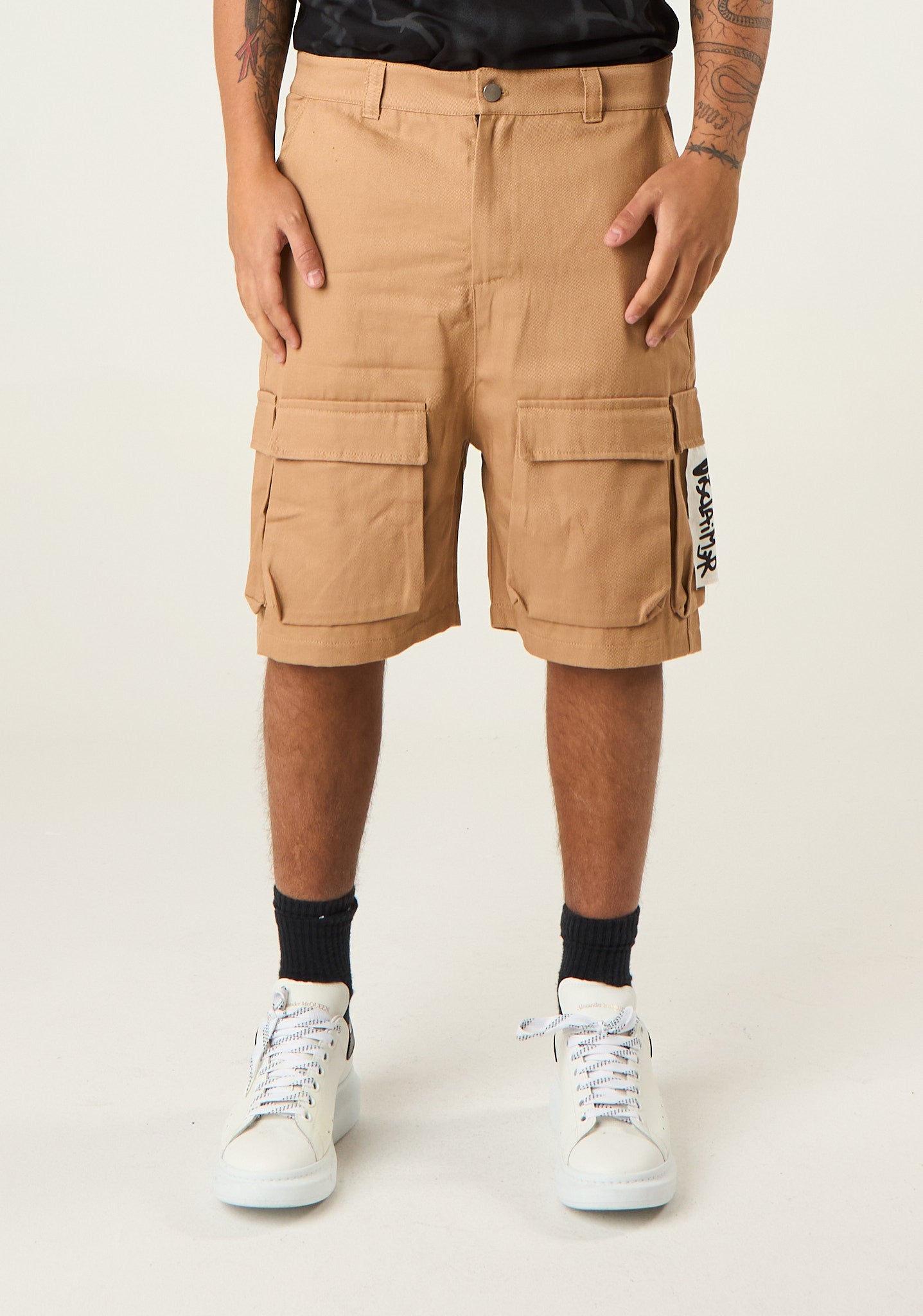 Bermuda multitasche in gabardina