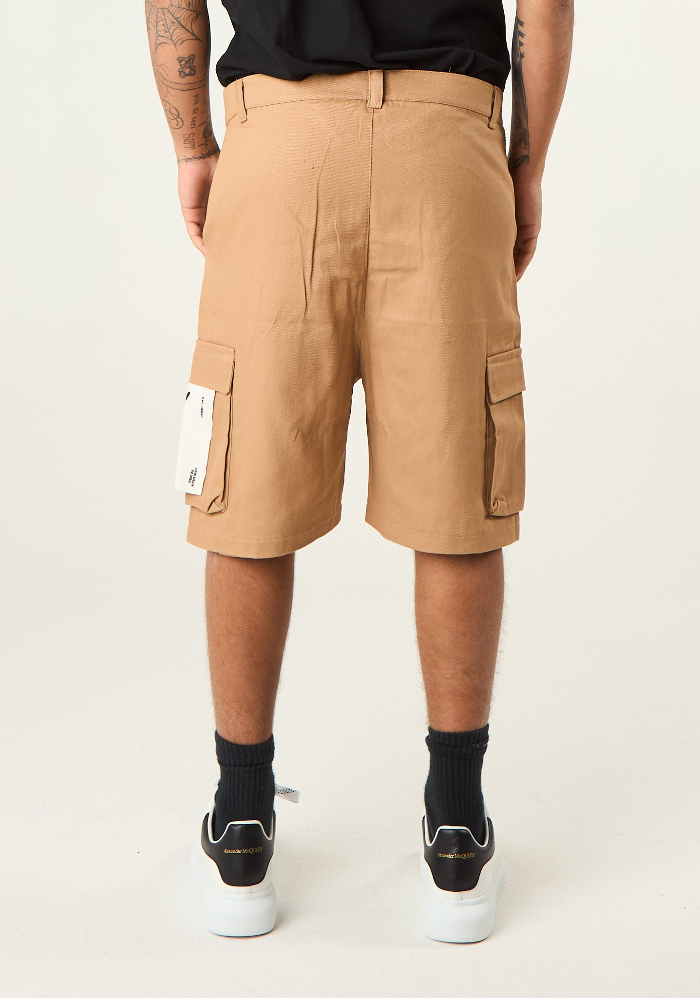 Bermuda multitasche in gabardina