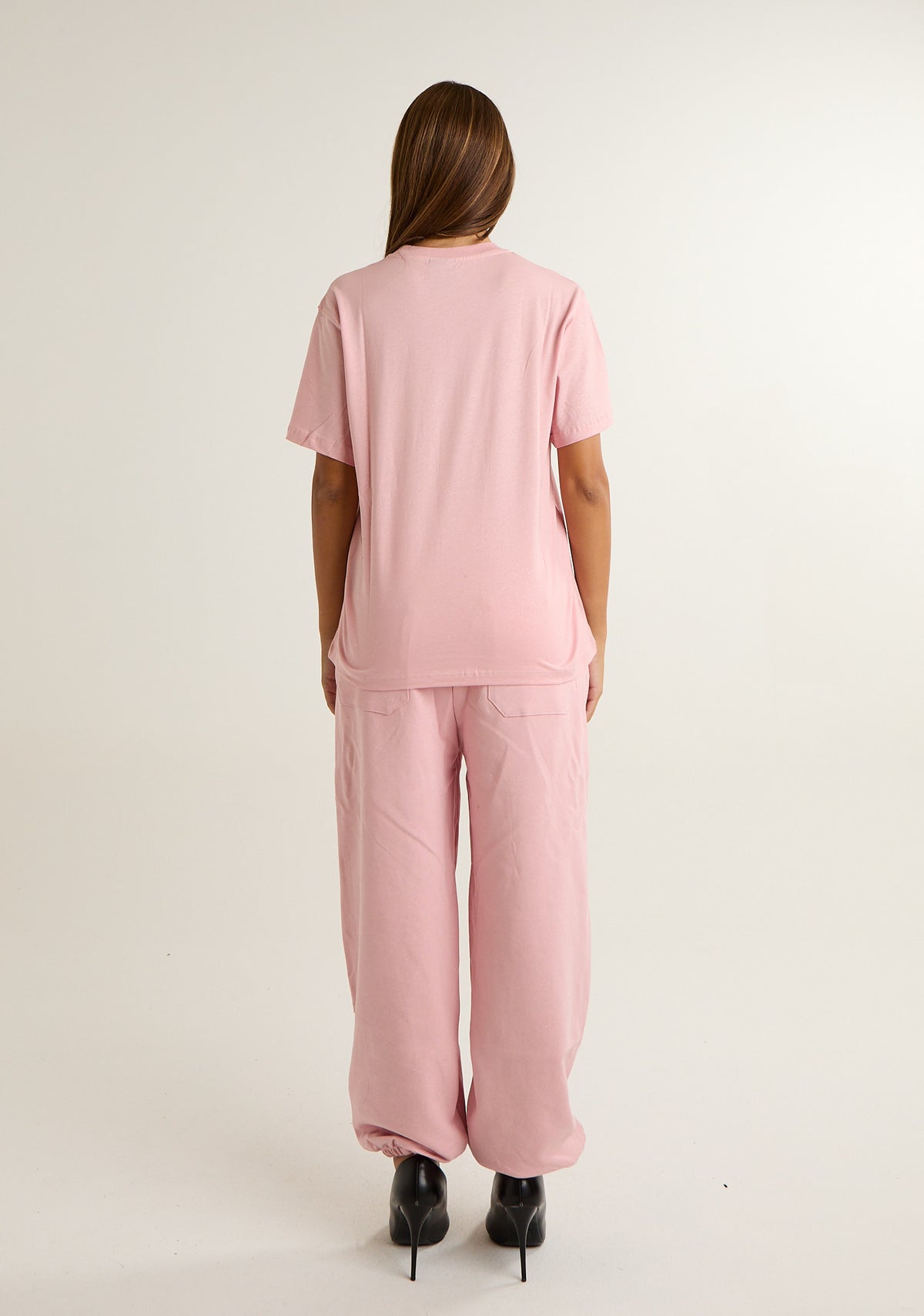 T-shirt con stampa logo piccola
