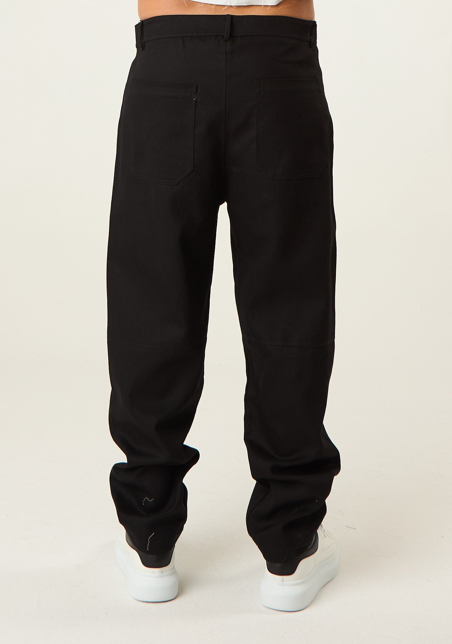 Pantalone regular in gabardina
