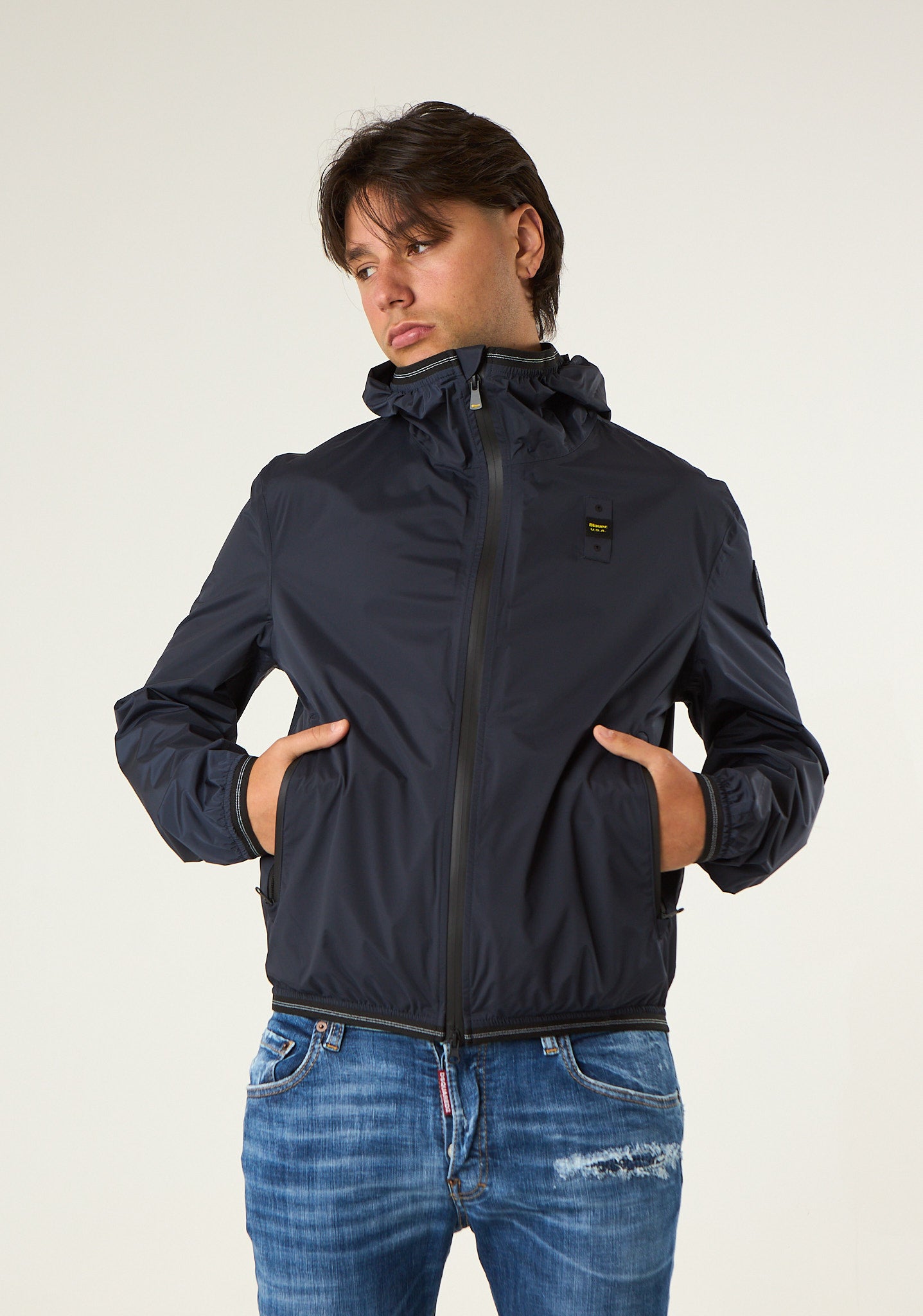 Giacca a vento nastrata Farrin