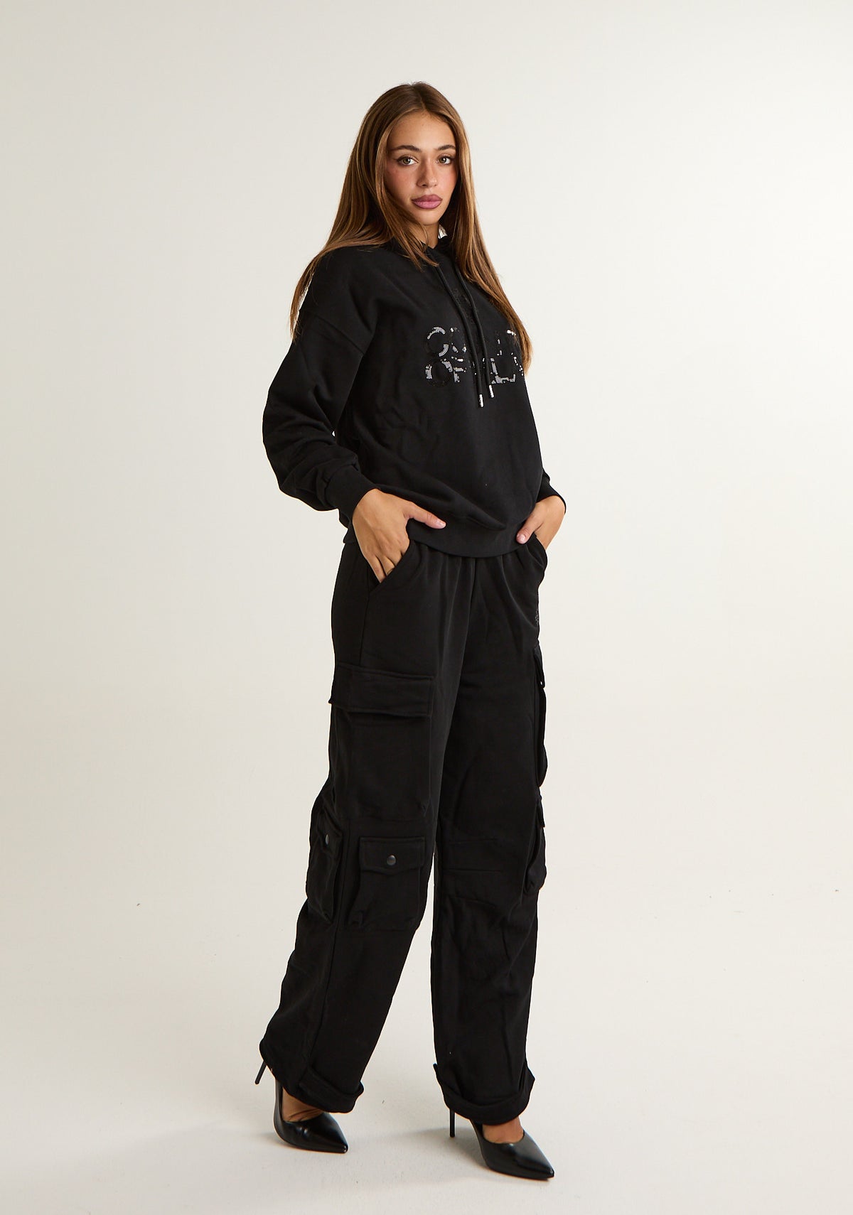 Pantalone tuta cargo