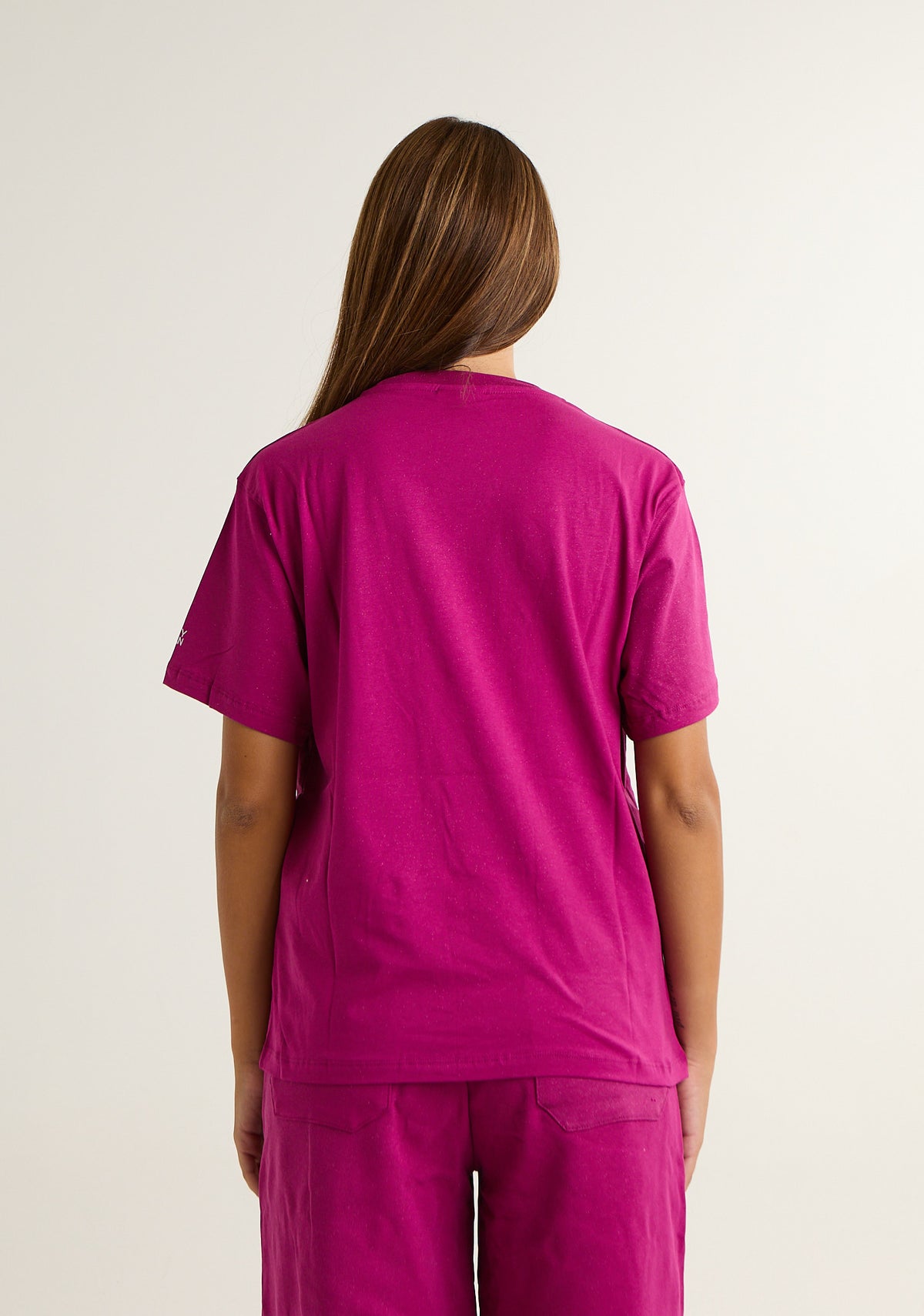 T-shirt con stampa logo piccola