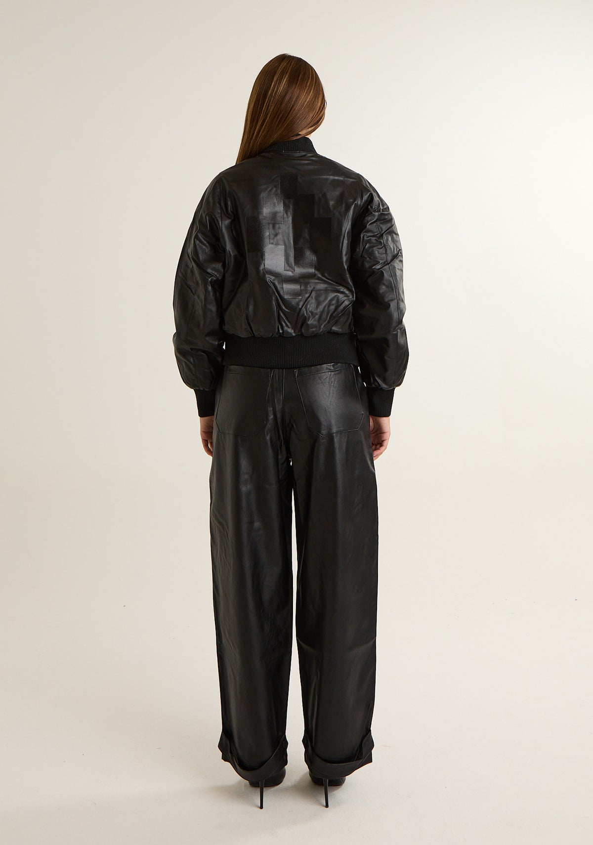 Bomber in ecopelle