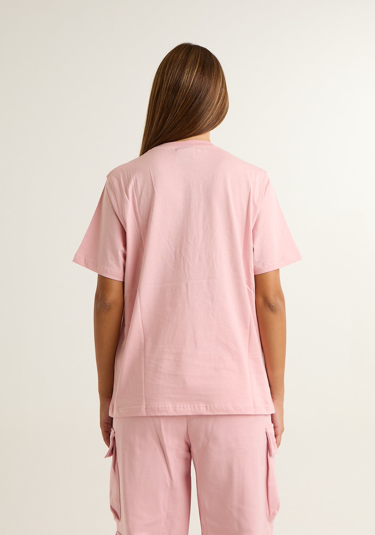 T-shirt con ricamo frontale