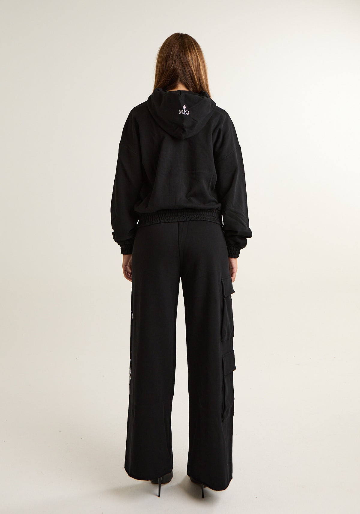 Felpa fullzip con logo prezioso