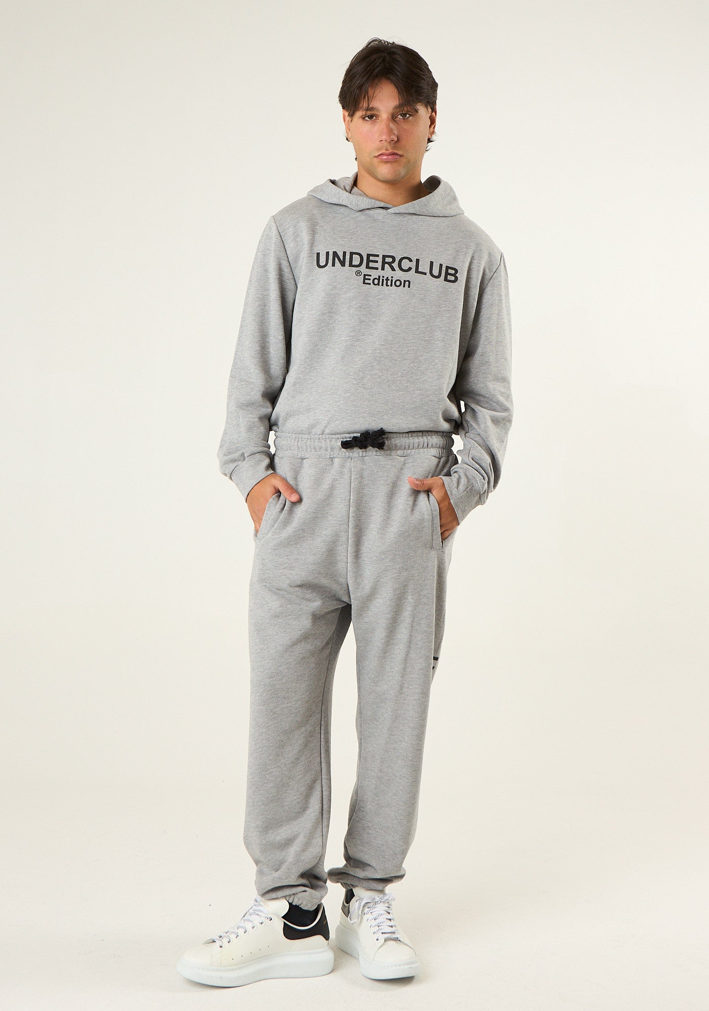 Pantalone tuta con stampa laterale