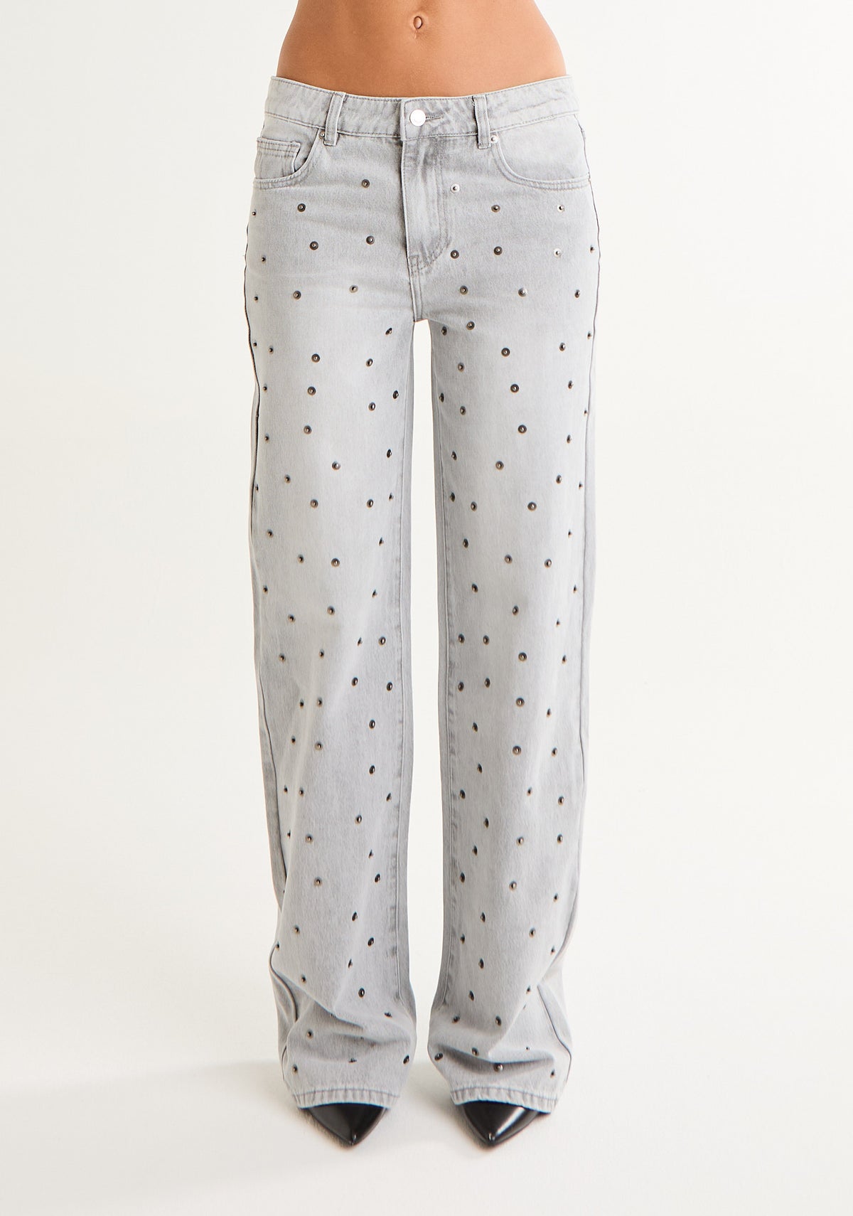 Jeans Aurora con borchie