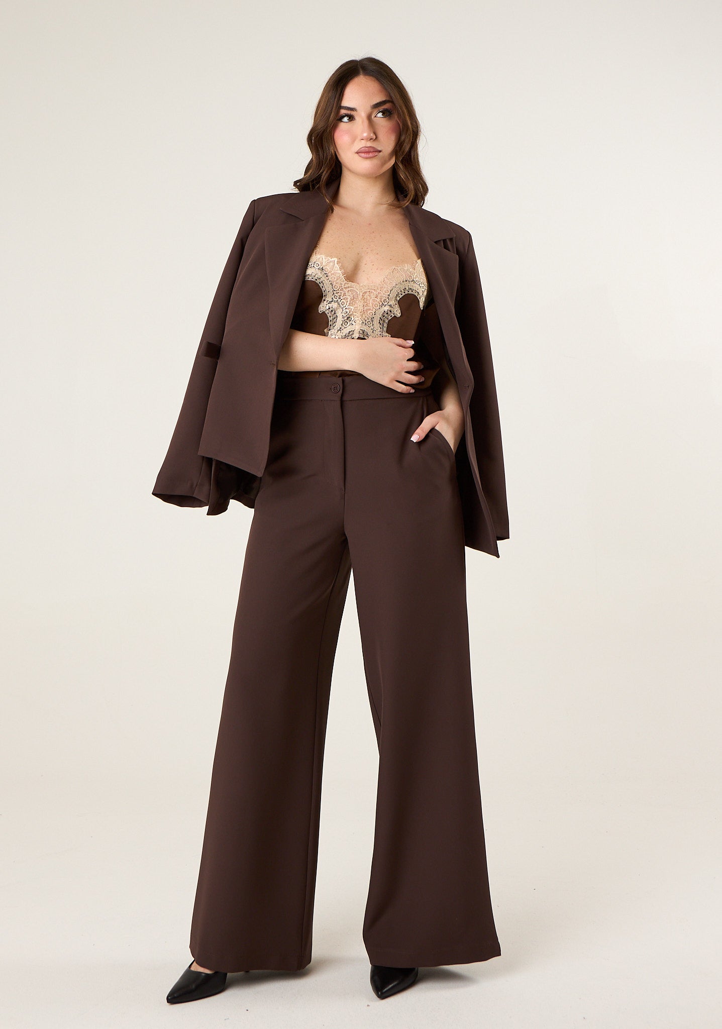 Pantalone palazzo da completo