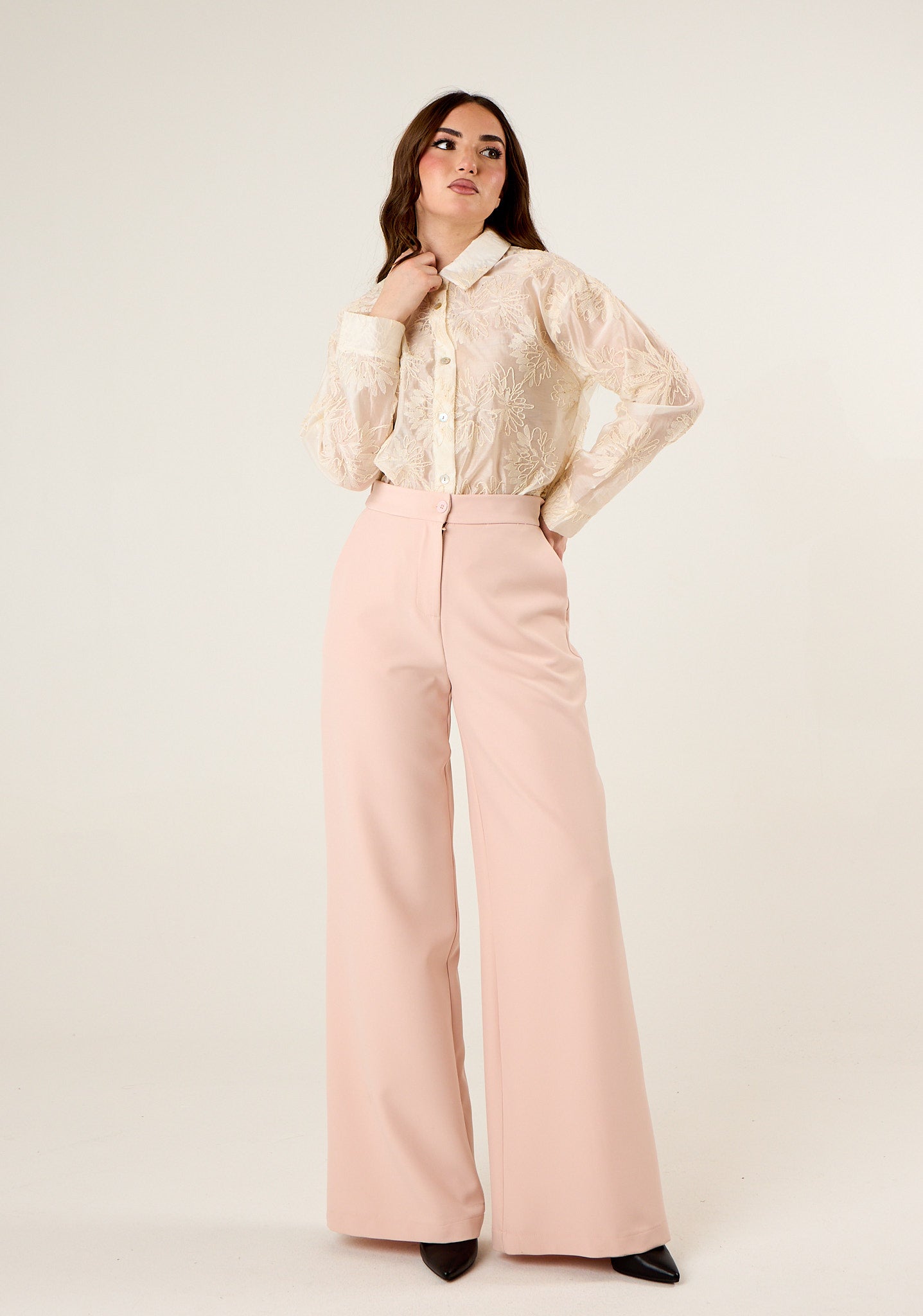 Pantalone palazzo da completo