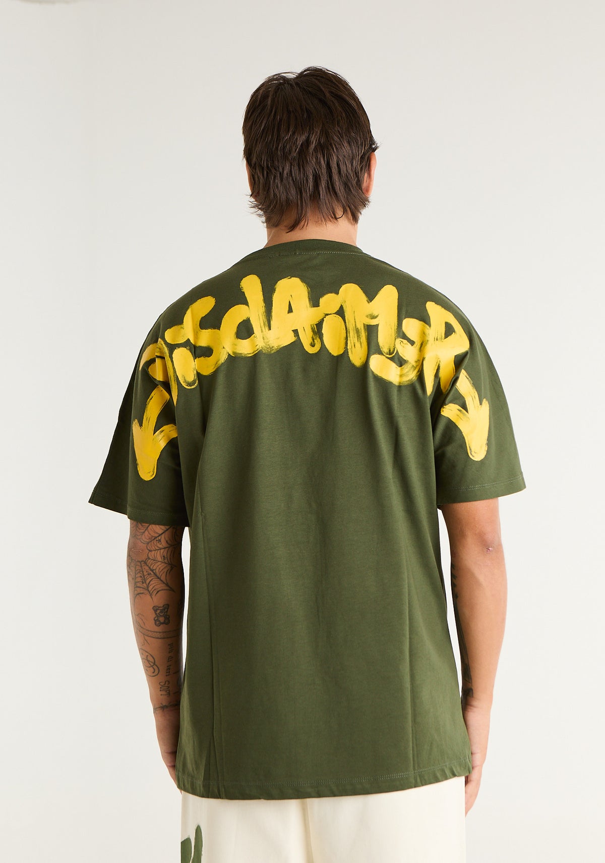 T-shirt con stampa frontale e posteriore