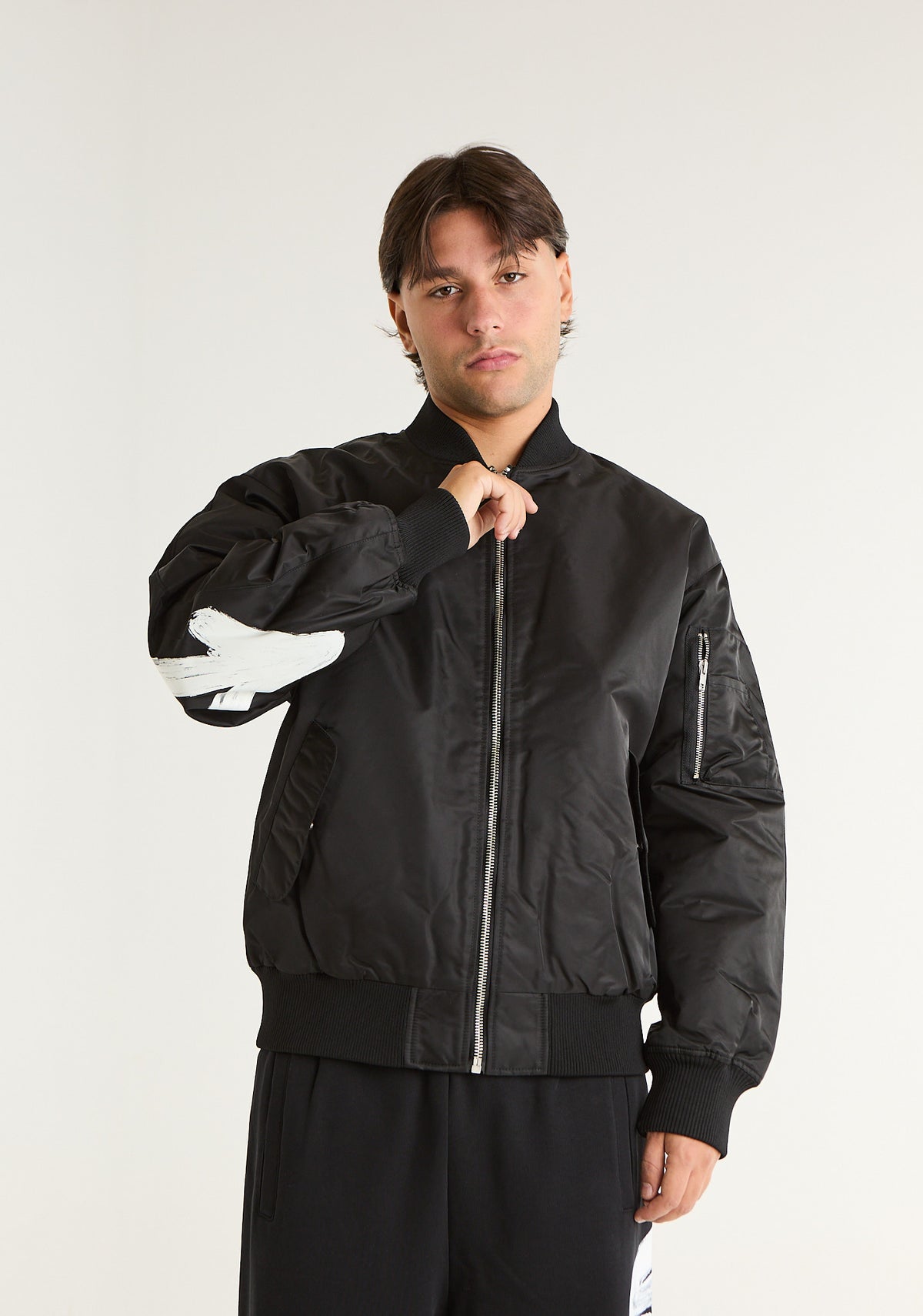 Bomber in tessuto tecnico