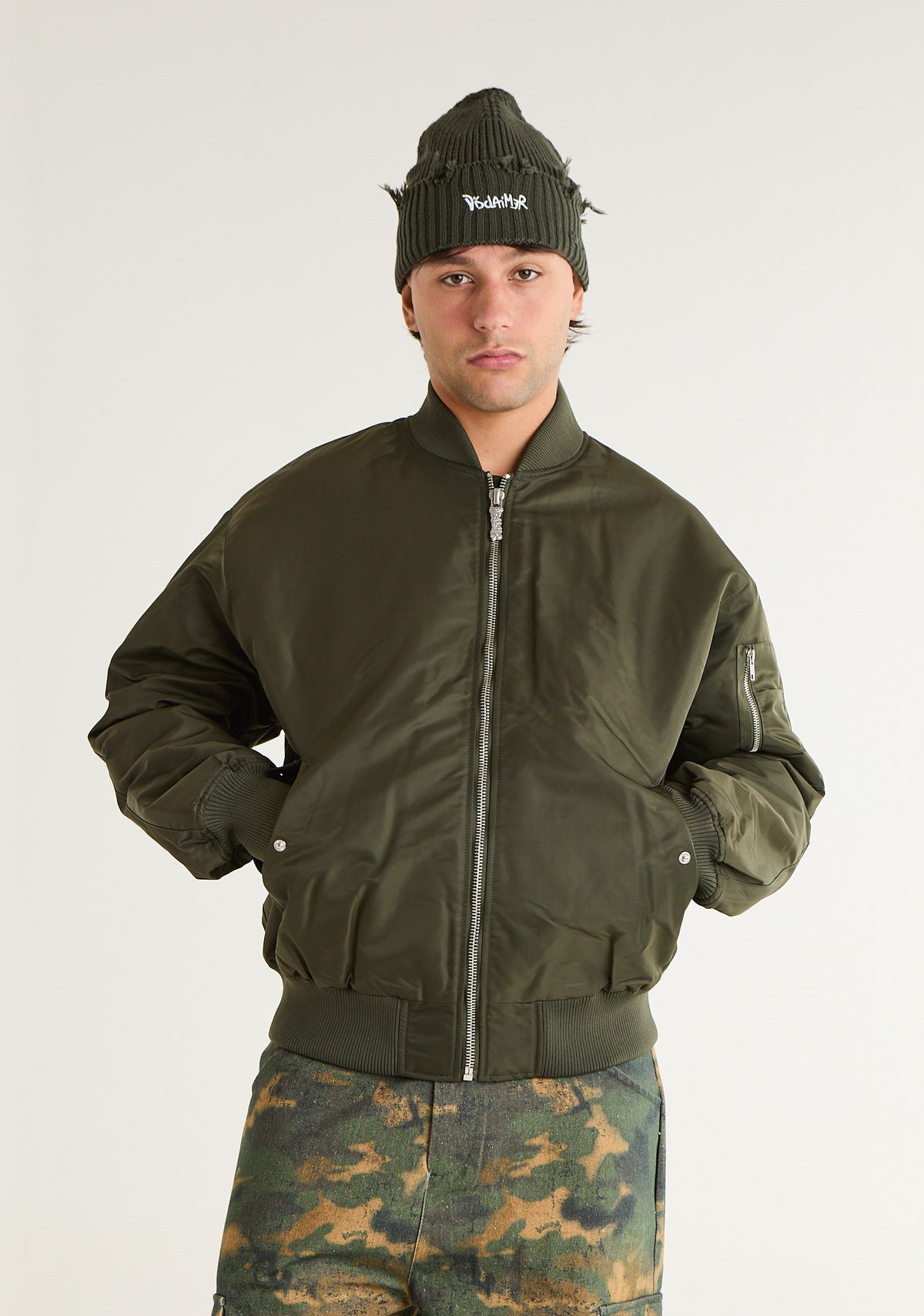 Bomber in tessuto tecnico