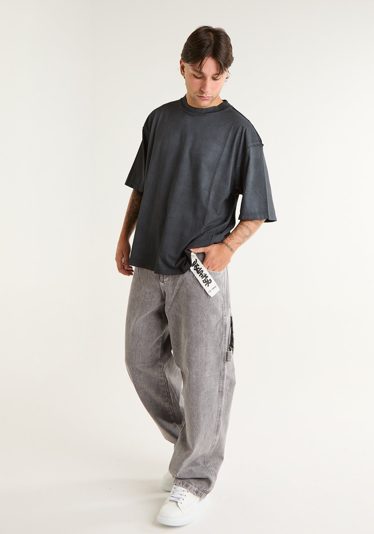 Jeans cargo con dettaglio worker