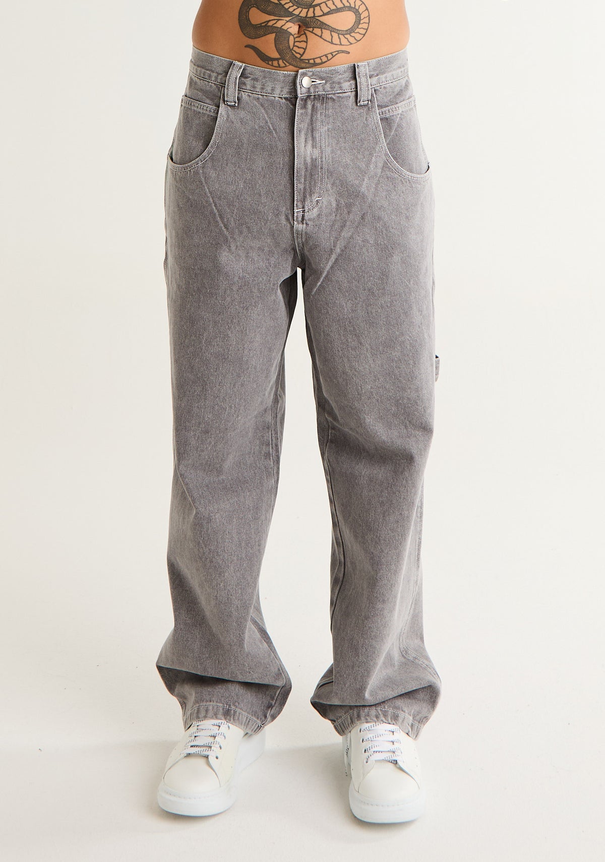 Jeans cargo con dettaglio worker