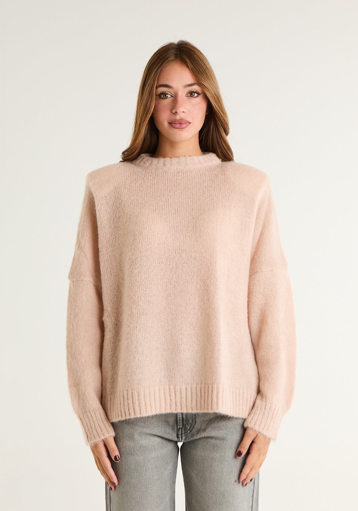 Maglia in misto angora