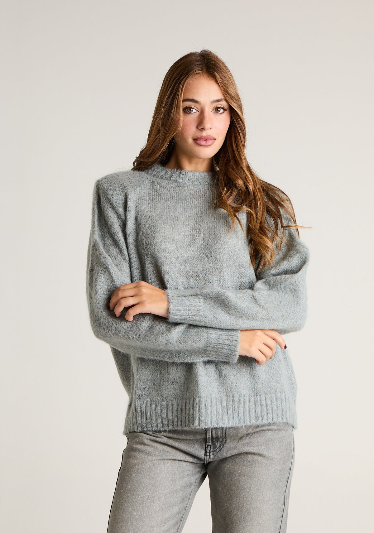 Maglia in misto angora