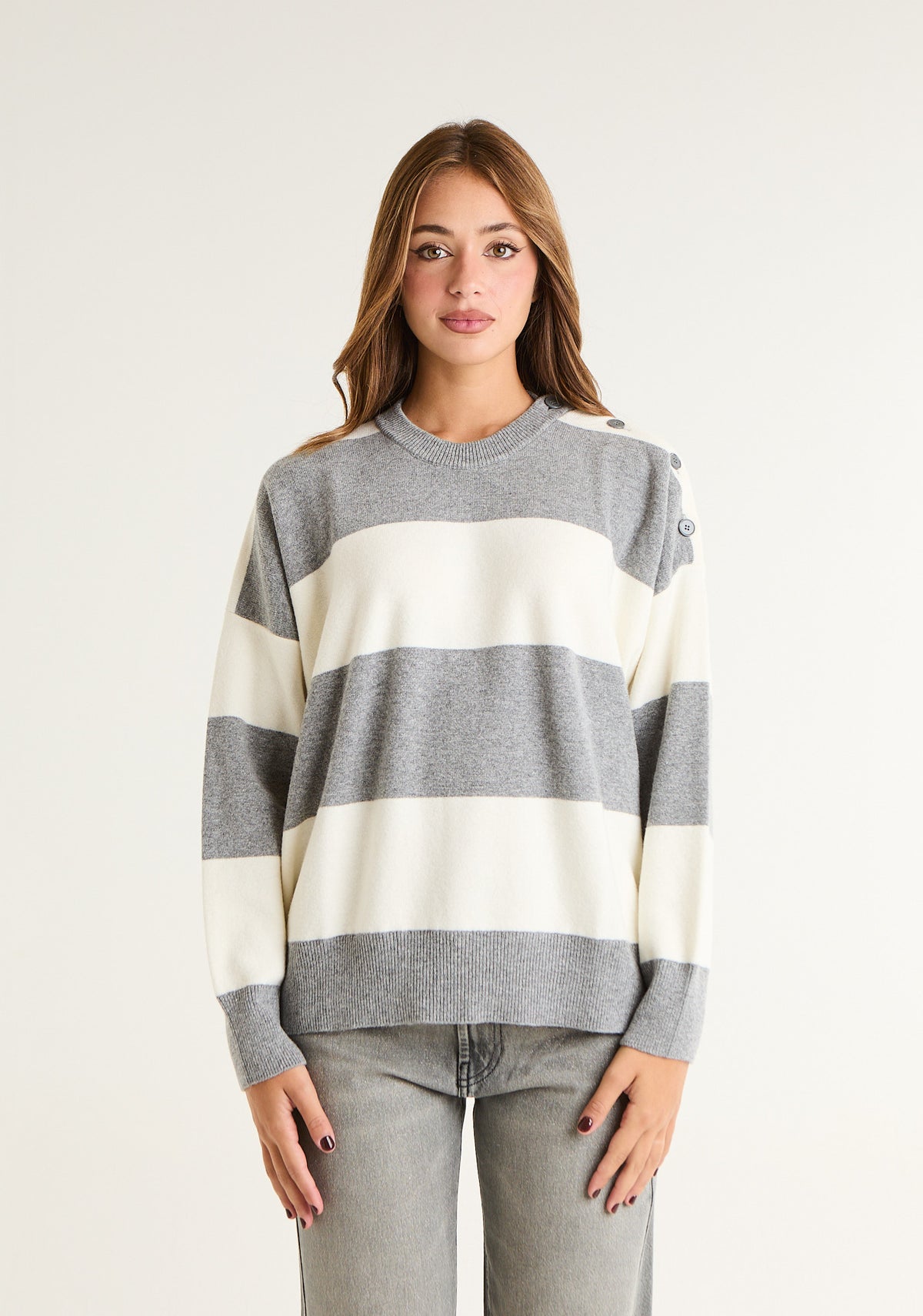 Maglione bi-color