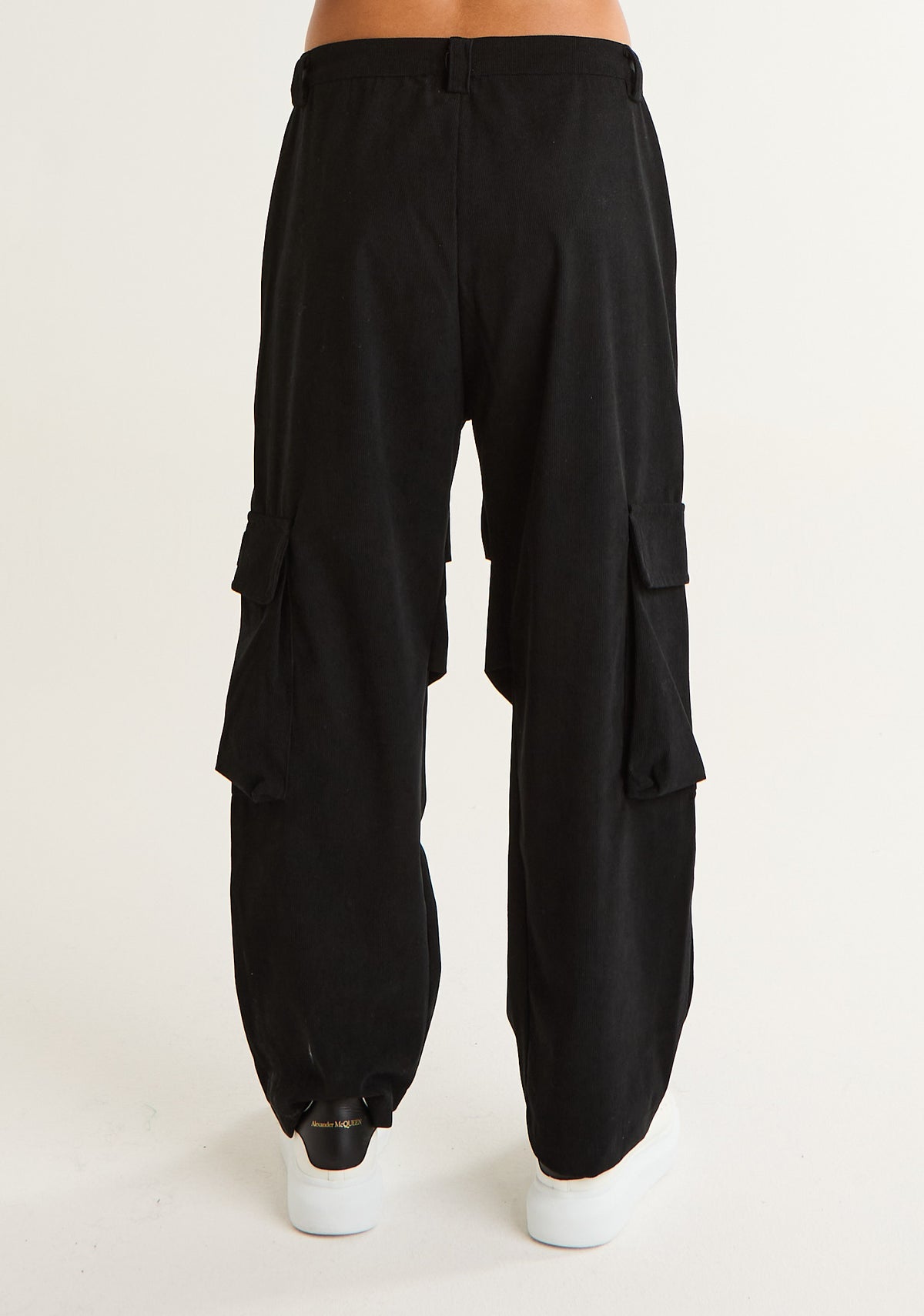 Pantalone cargo a coste