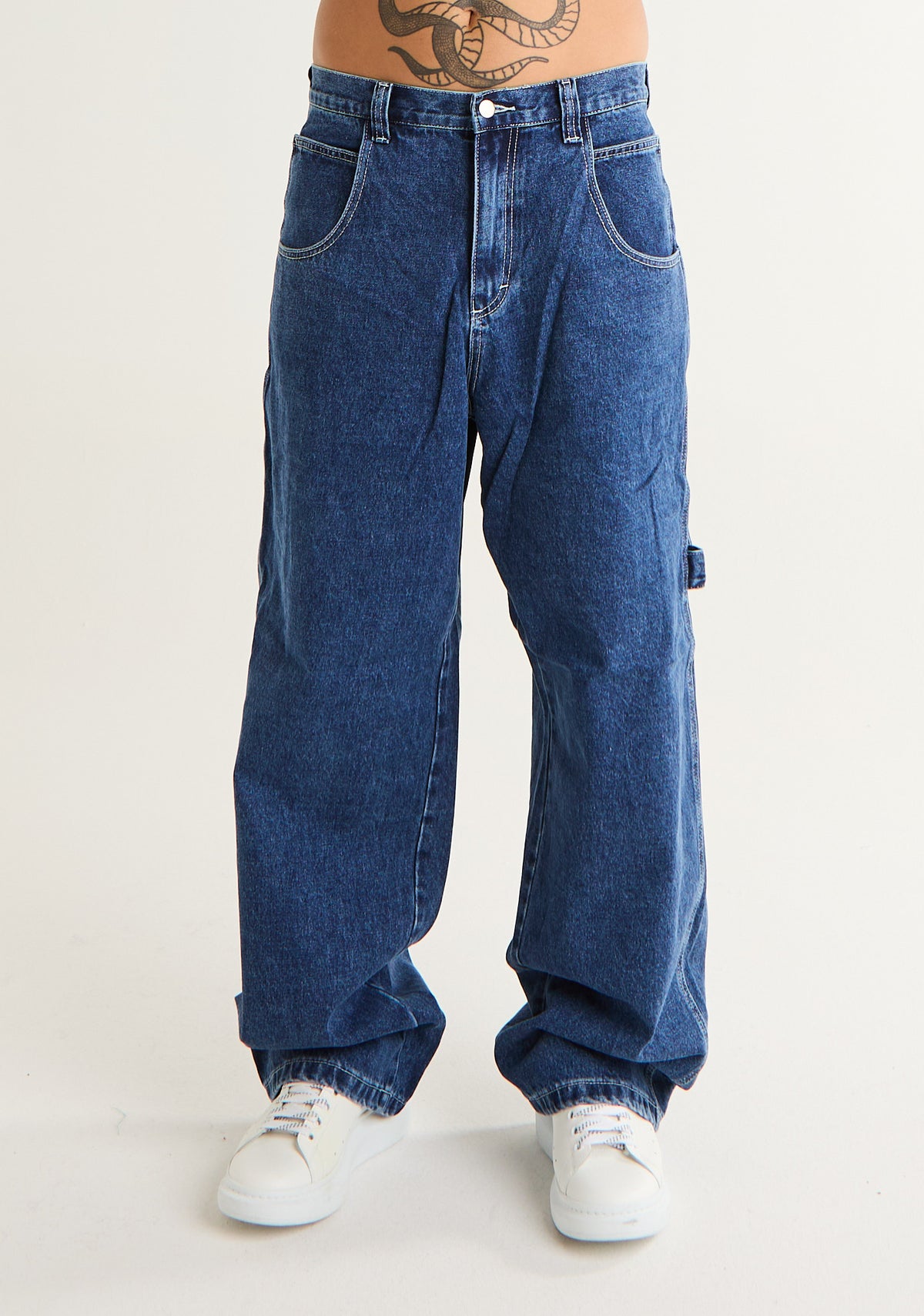 Jeans cargo con dettaglio worker
