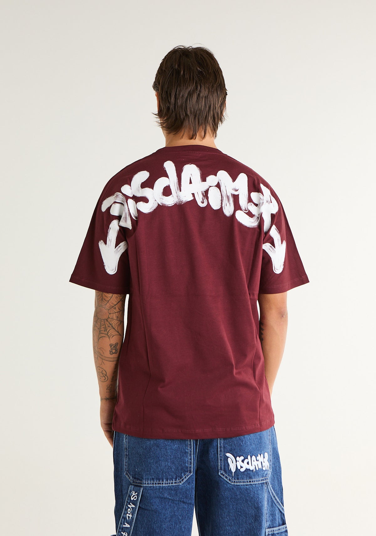 T-shirt con stampa frontale e posteriore