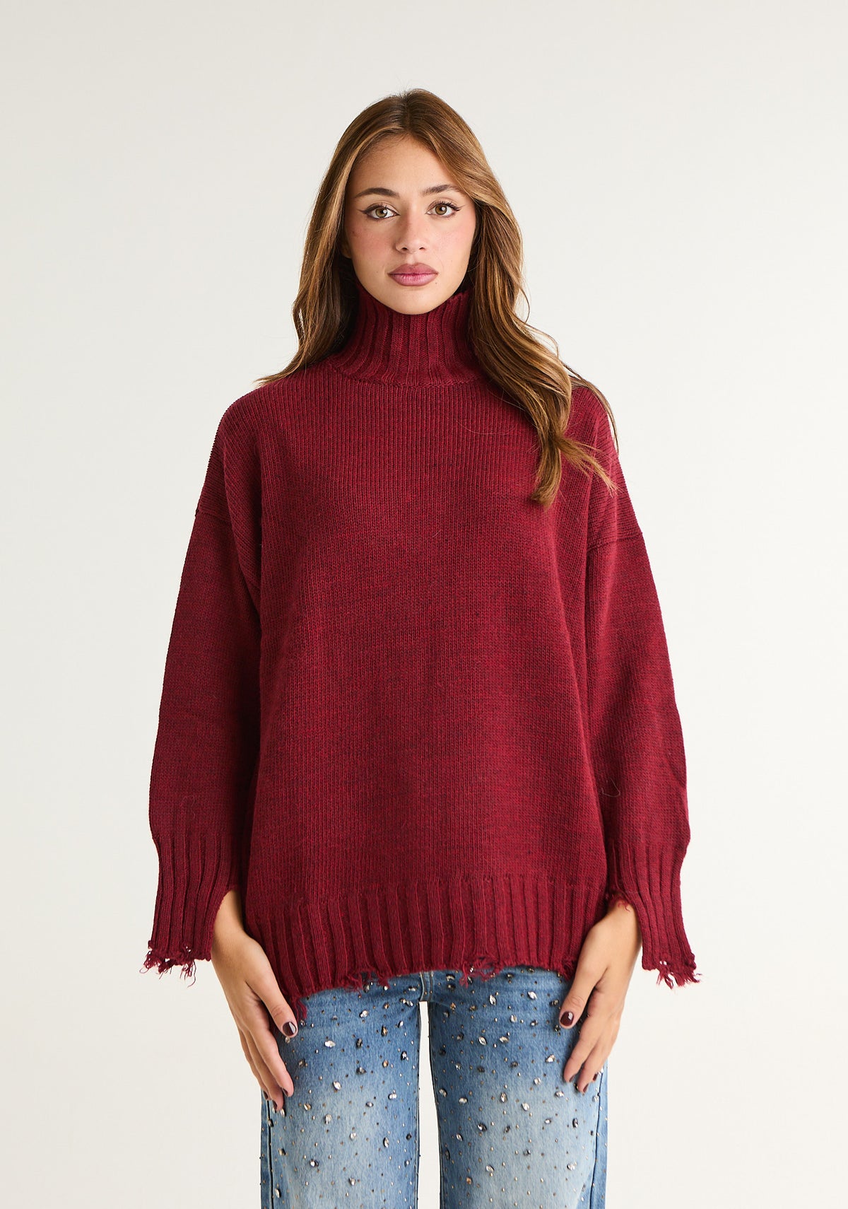 Maglia con rotture