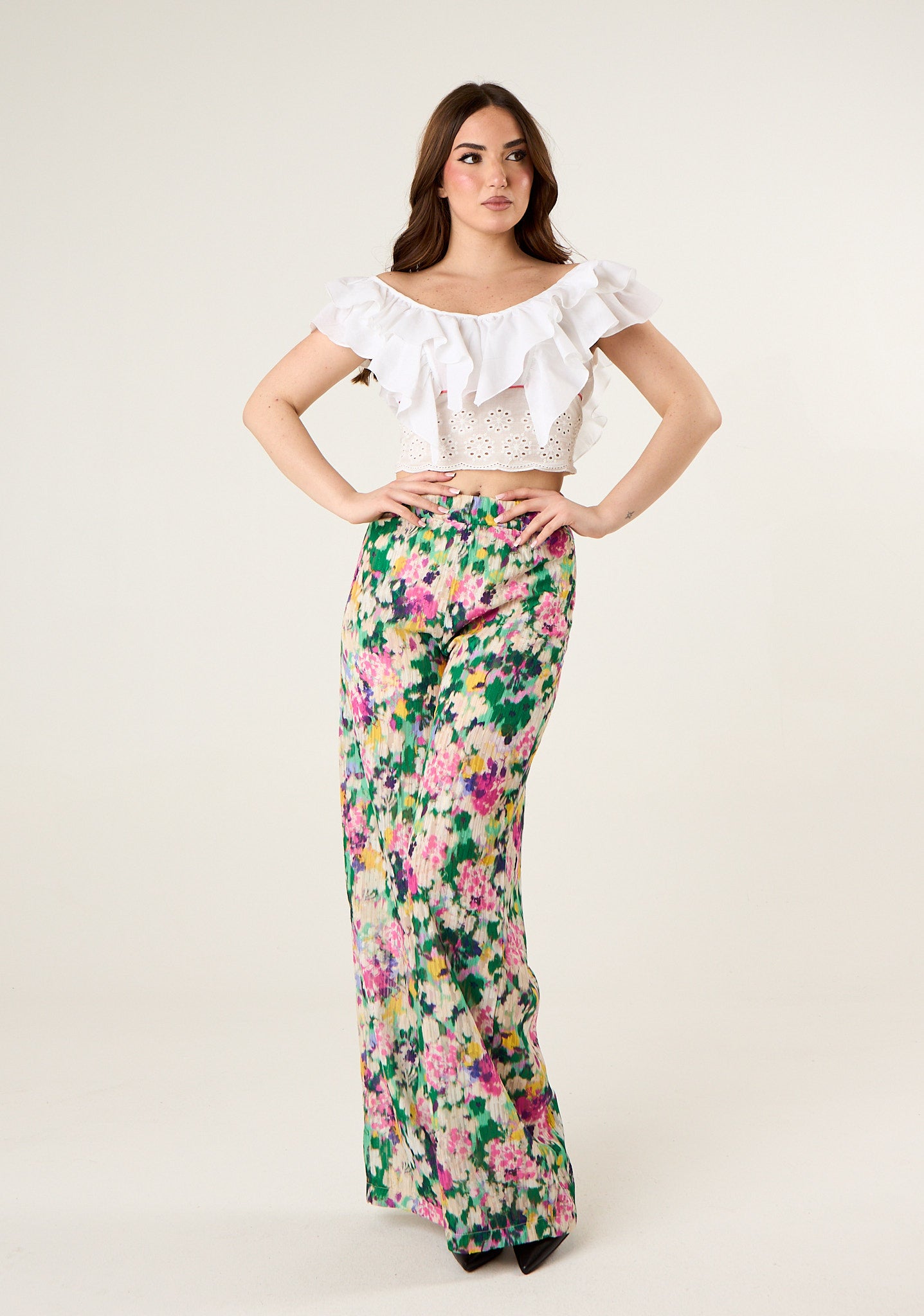 Pantalone palazzo floreale