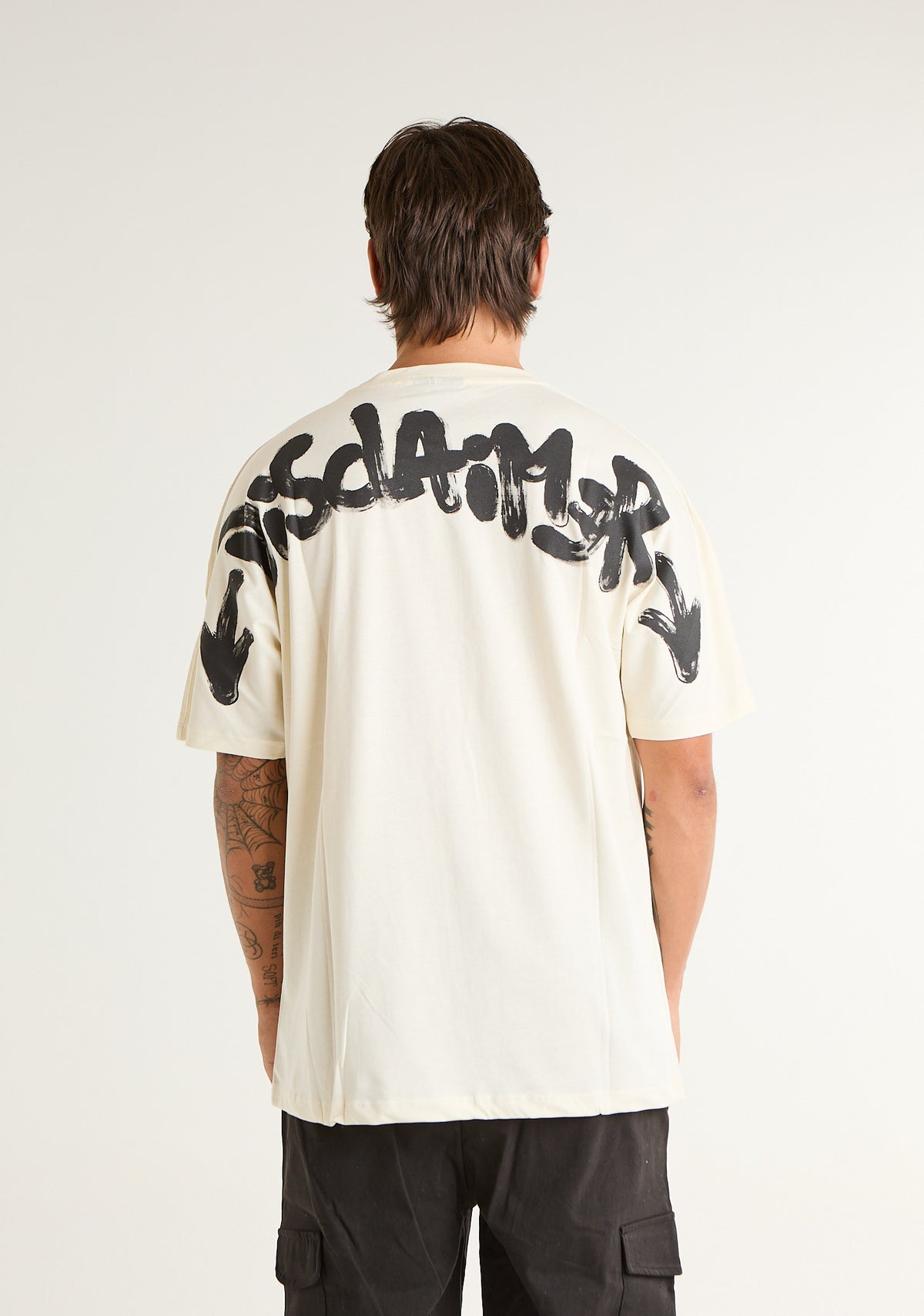 T-shirt con stampa frontale e posteriore