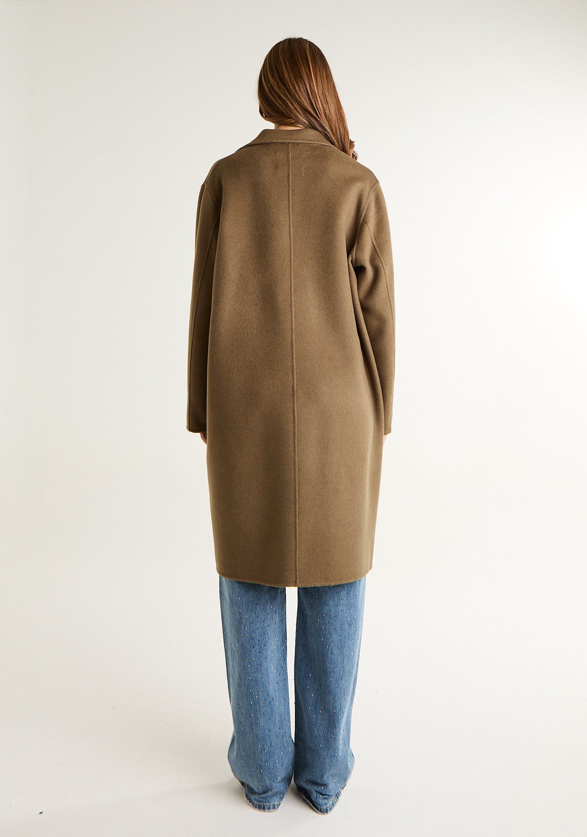 Cappotto midi in panno