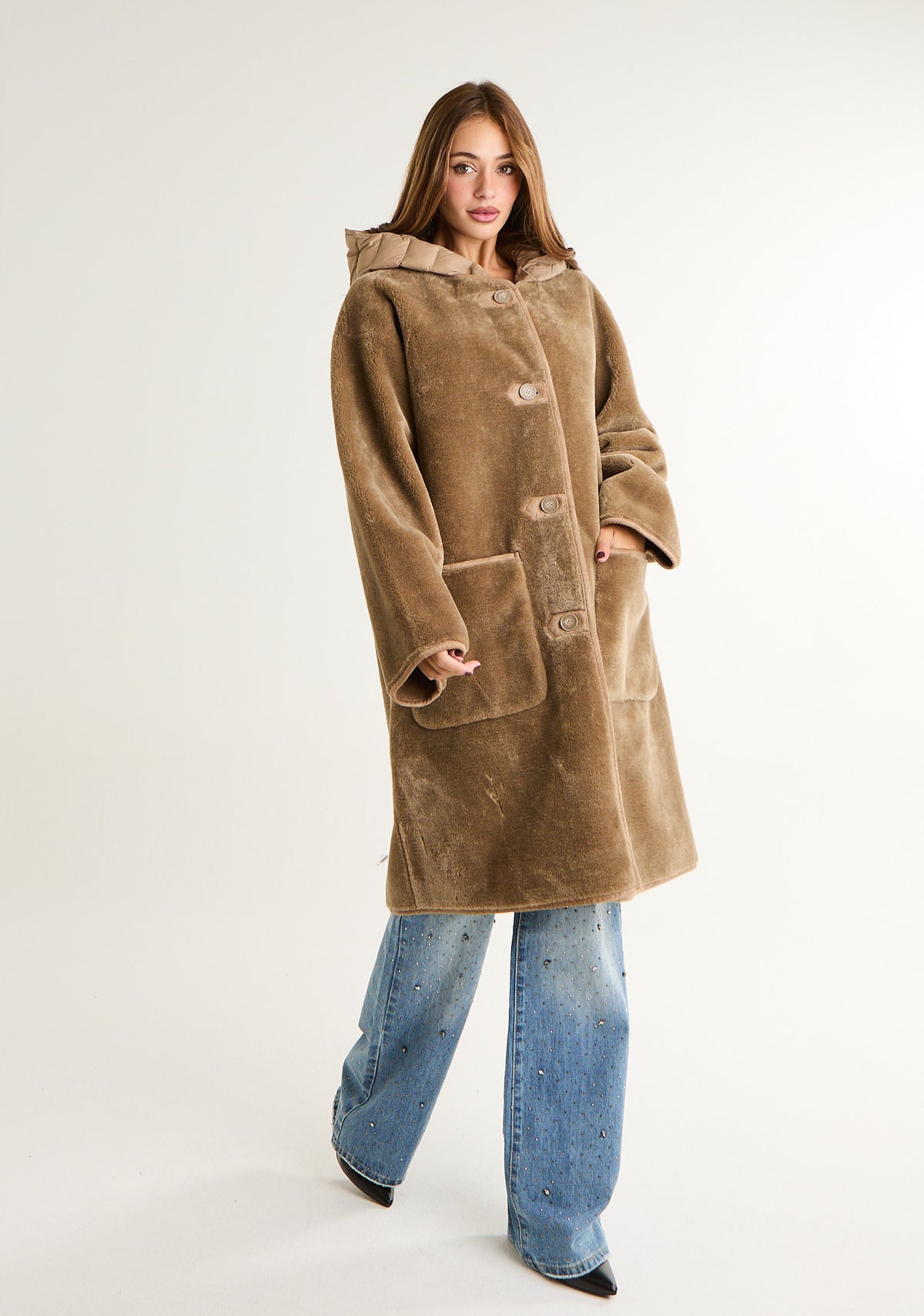 Cappotto a pelo corto