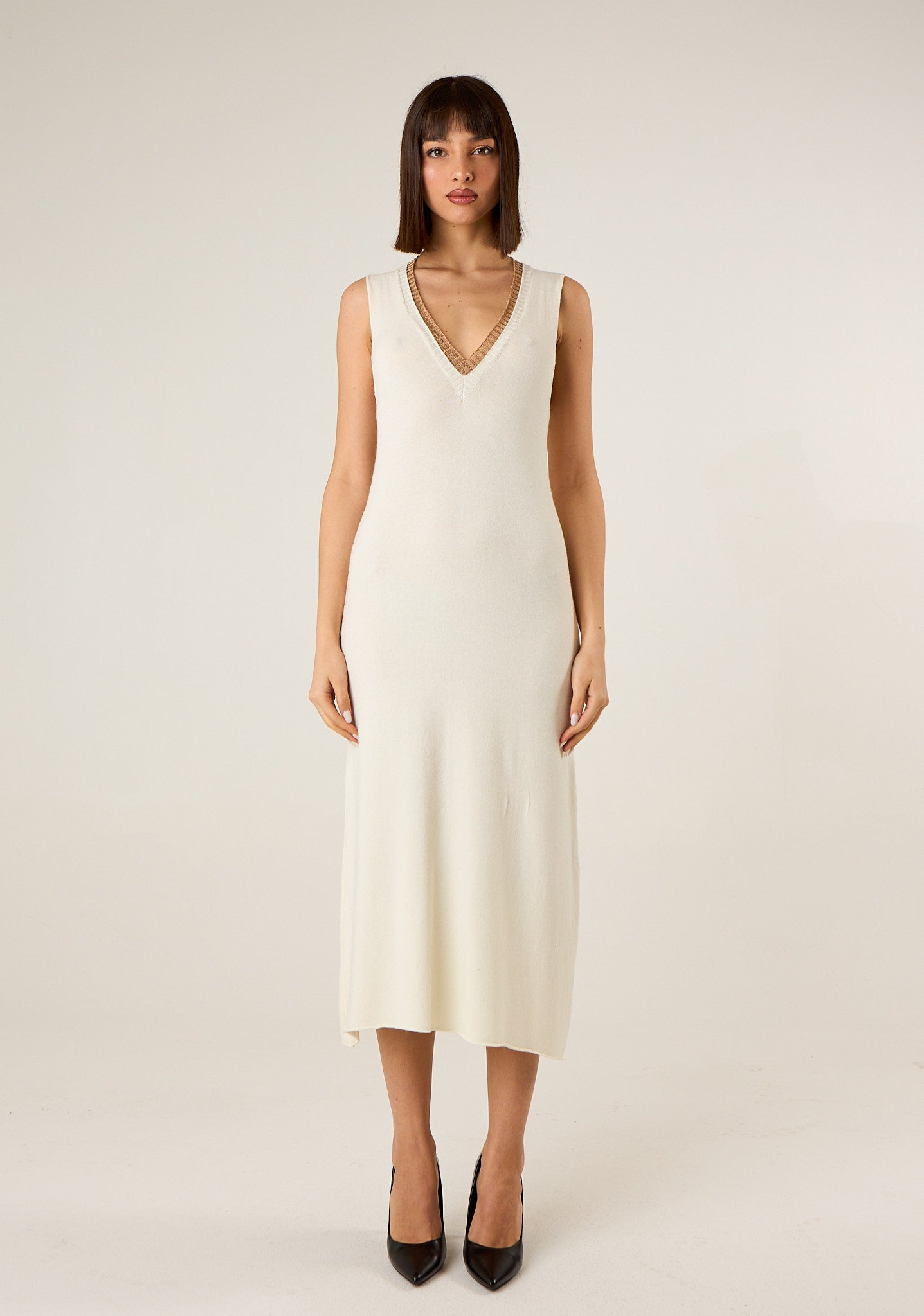 Abito lungo in maglia