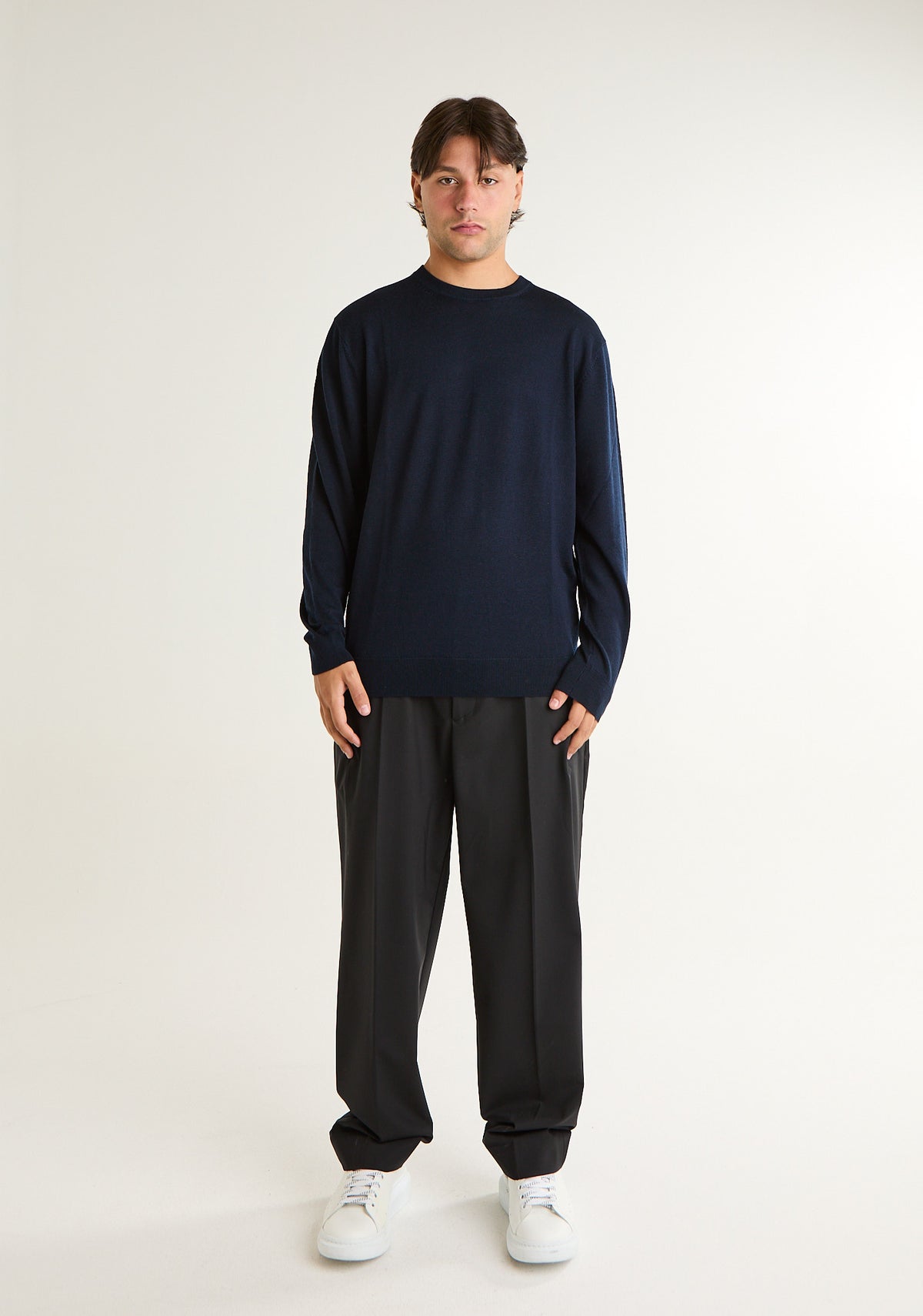 Pantalone in tessuto screziato