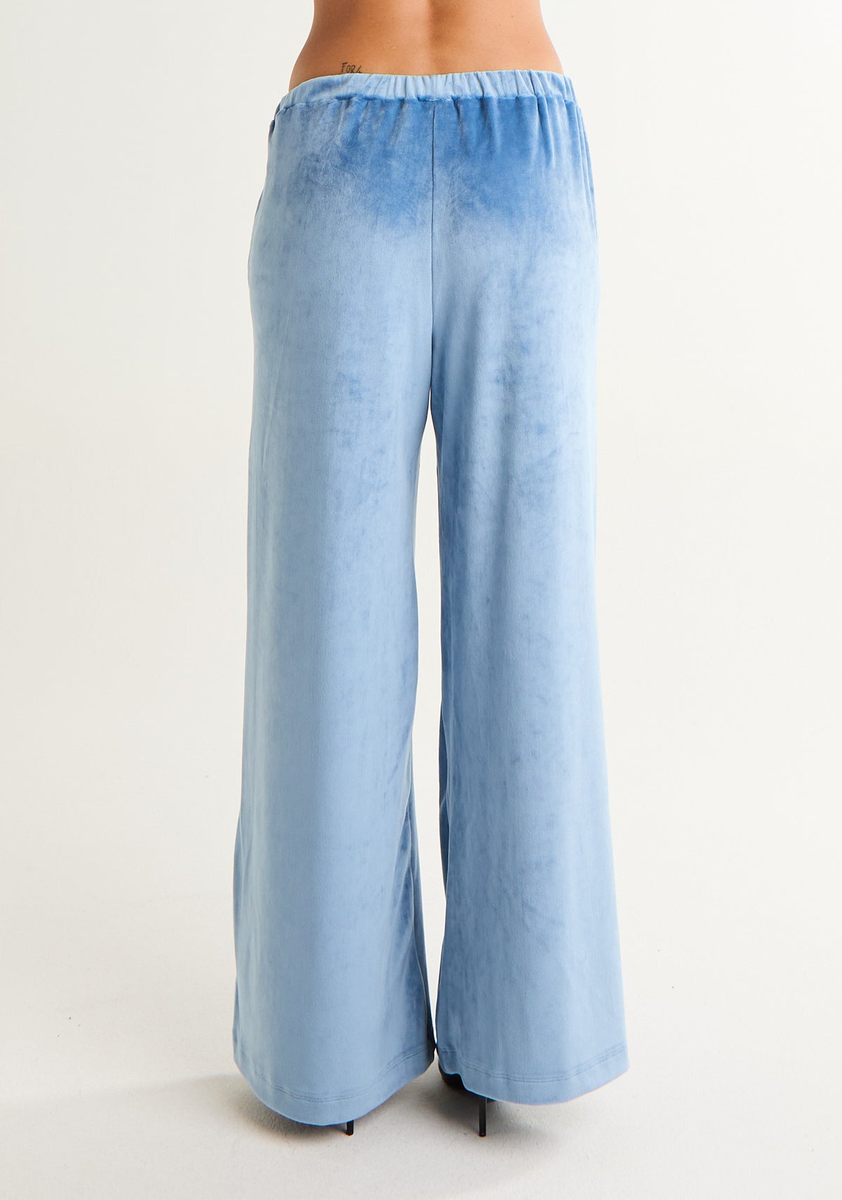 Pantalone palazzo in ciniglia