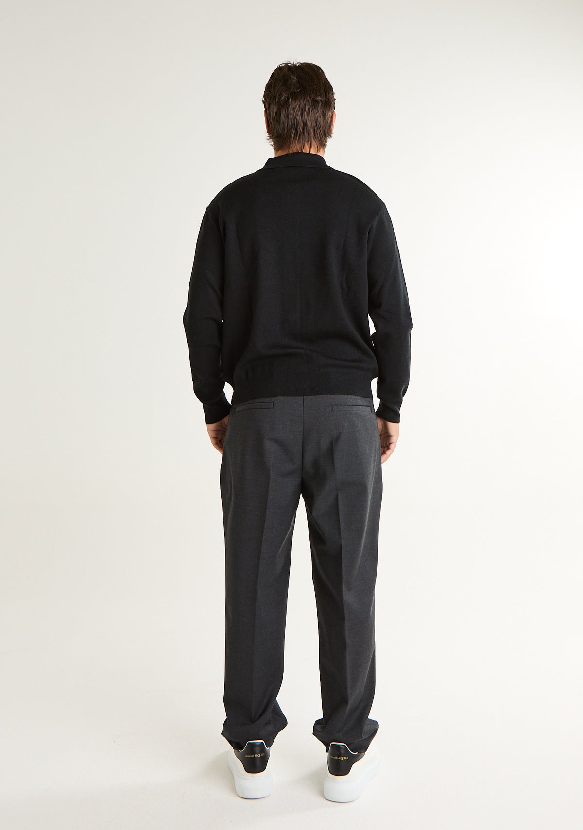 Cardigan in maglia con colletto