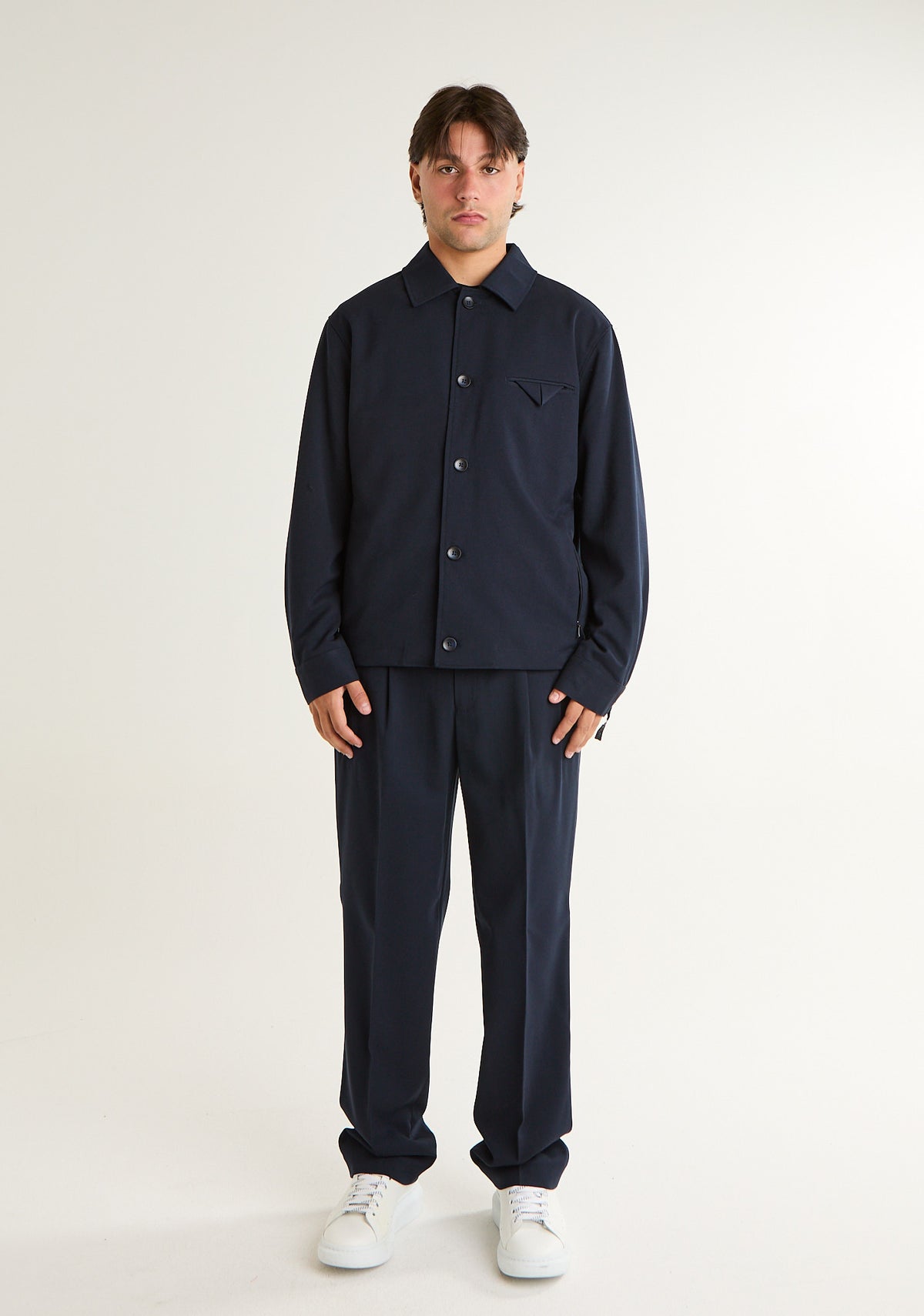 Giubbino in cotone piquet