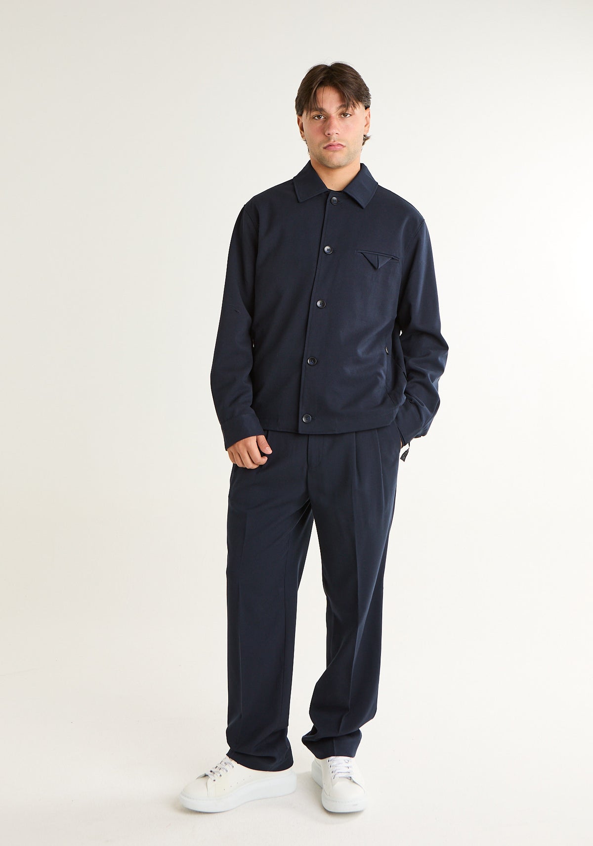 Giubbino in cotone piquet