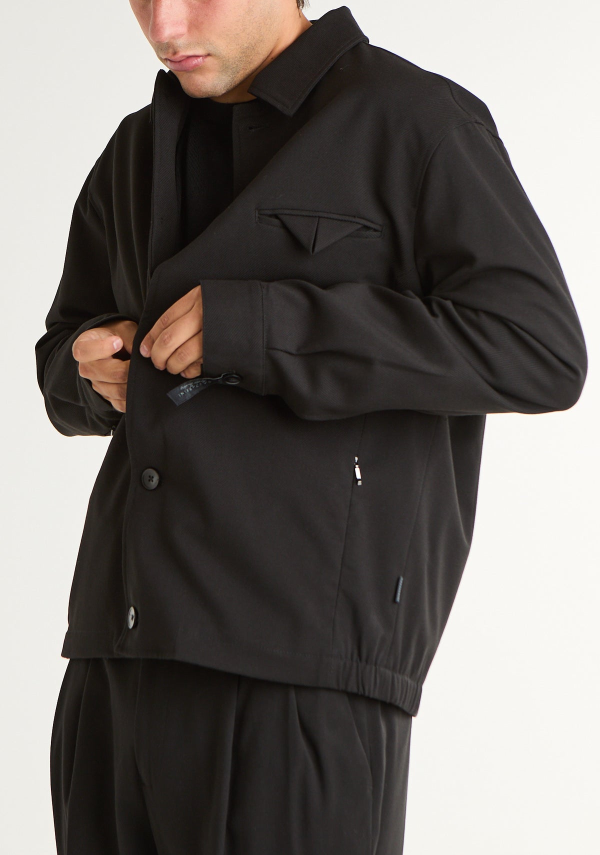 Giubbino in cotone piquet