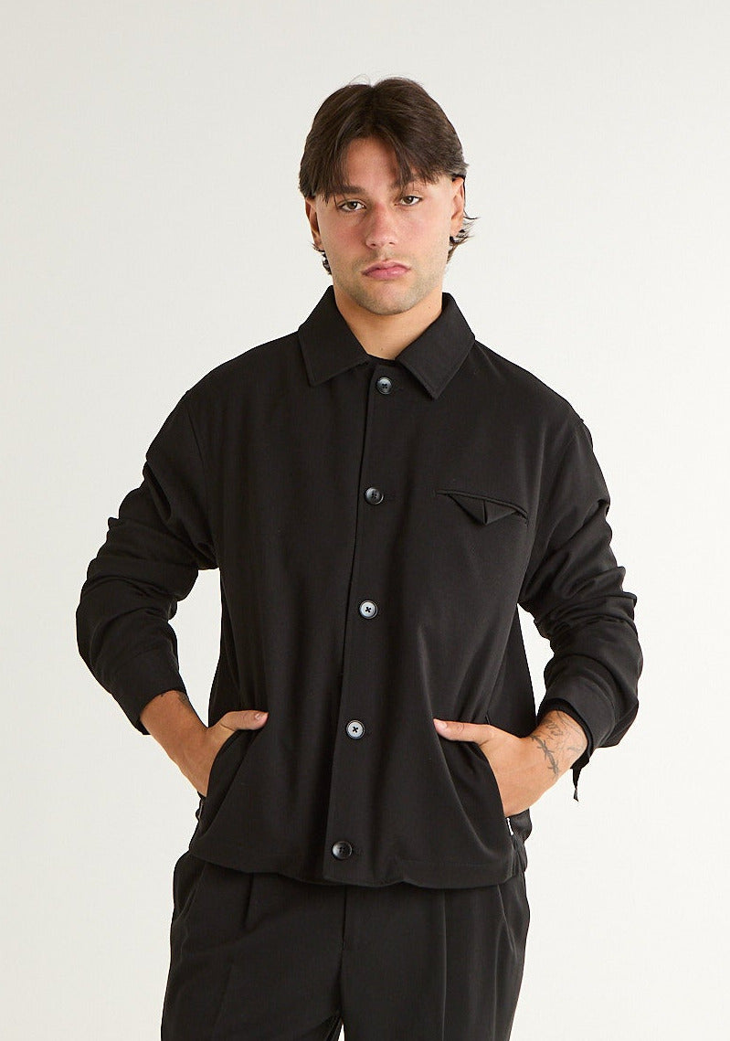 Giubbino in cotone piquet