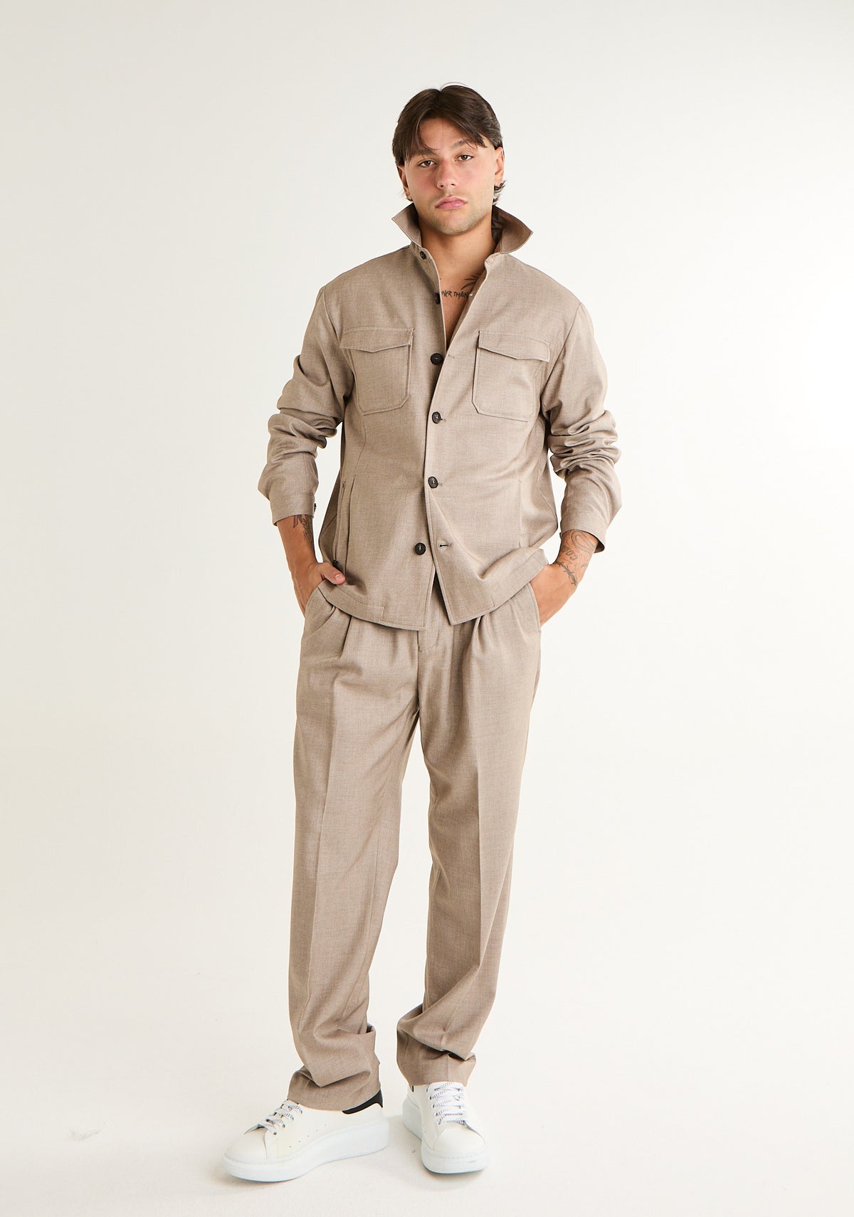 Pantalone comodo con elastico in vita
