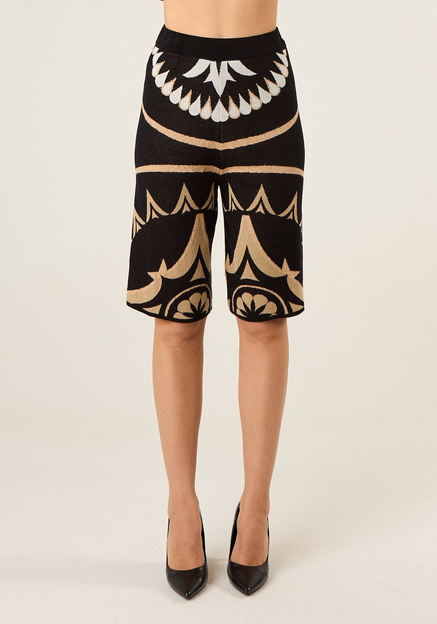 Bermuda in fantasia jaquard