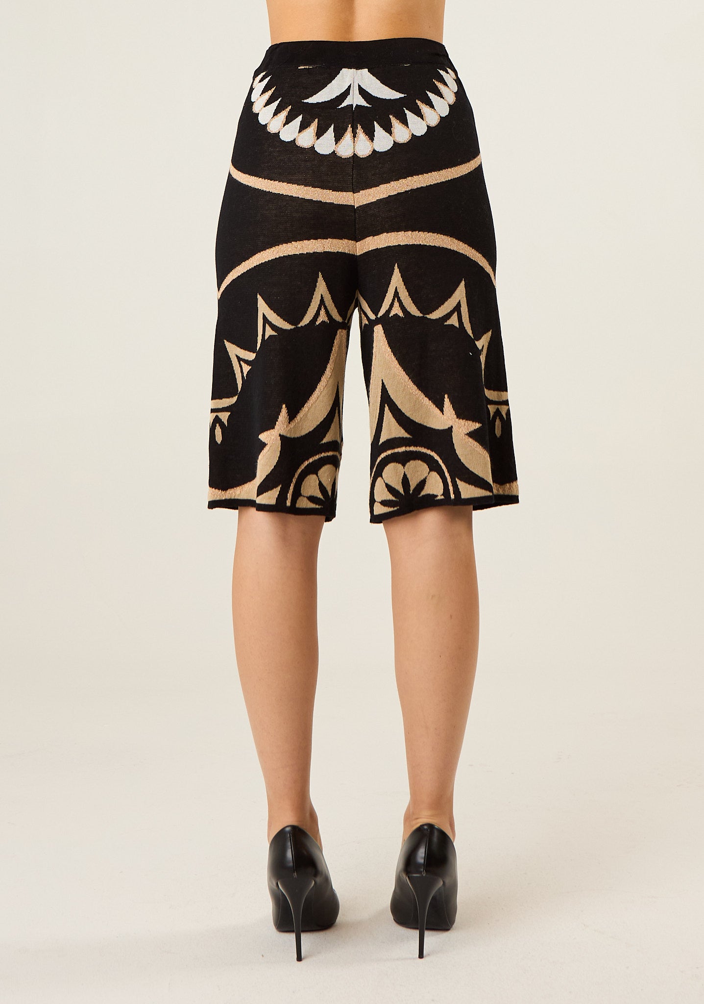 Bermuda in fantasia jaquard