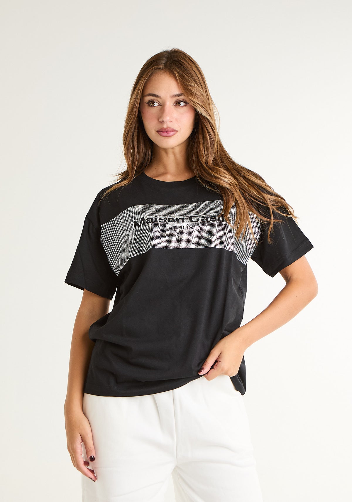 T-shirt con applicazioni