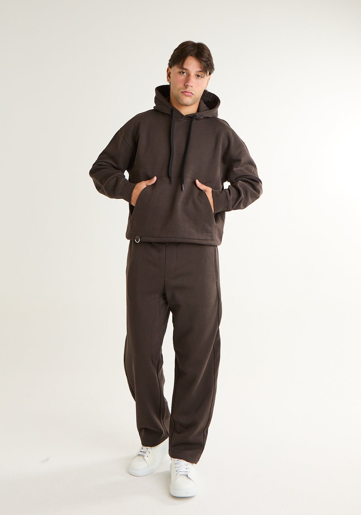 Pantalone tuta in tessuto spesso